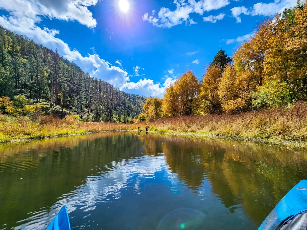 Kayaking at Lake, Payson, Arizona