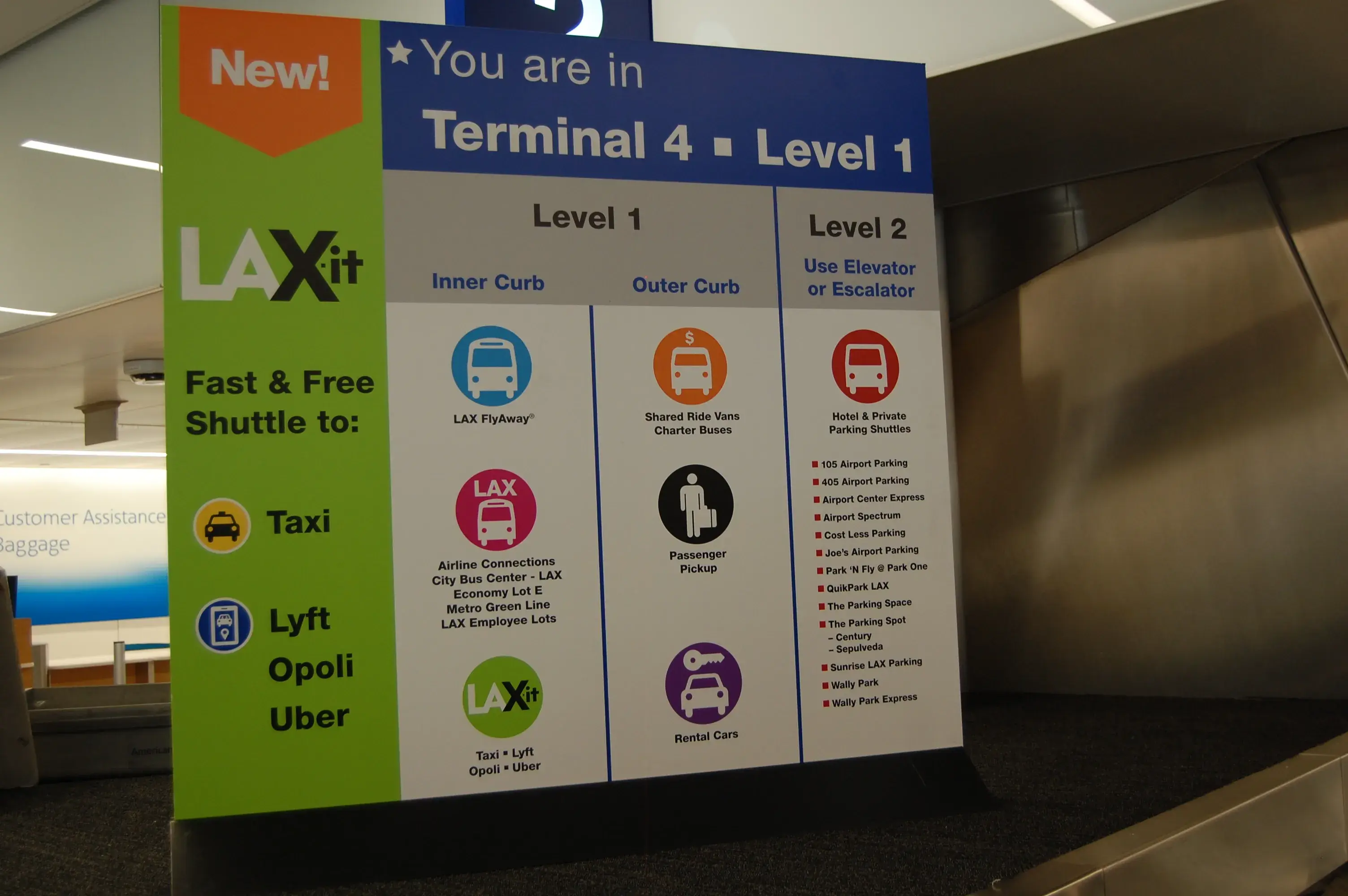 Los Angeles, California/ USA -March 3, 2020: LAX Free Airport shuttle bus called LAXit to take passengers to staging location for taxi, uber lyft opoli - no pick at terminal due to construction Los Angeles, California/ USA -March 3, 2020: LAX Free Airport shuttle bus called LAXit to take passengers to staging location for taxi, uber lyft opoli - no pick at terminal due to construction