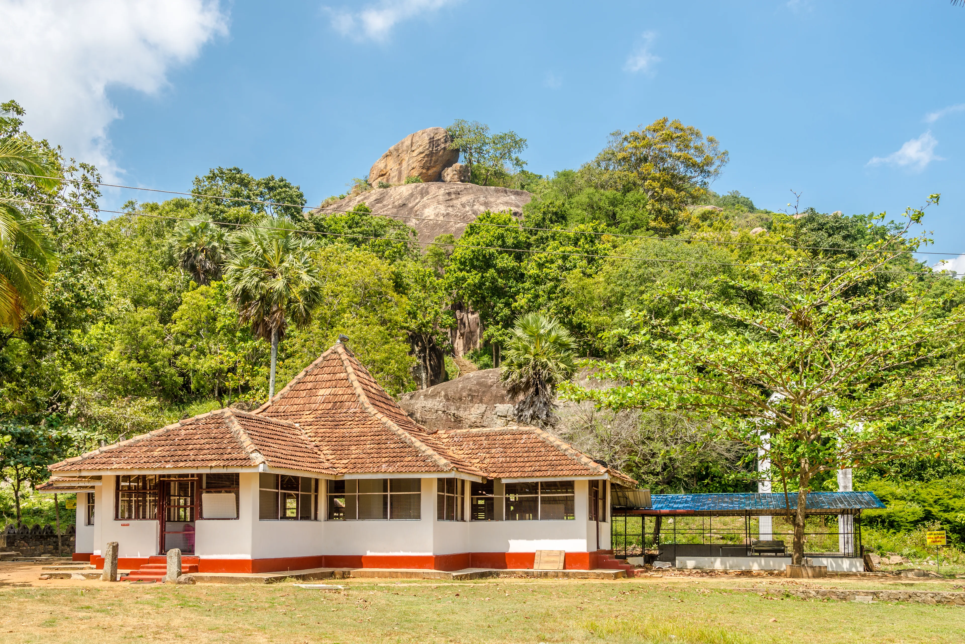 Reswehera Rajamaha Vihara temple situated in north western province of Sri Lanka