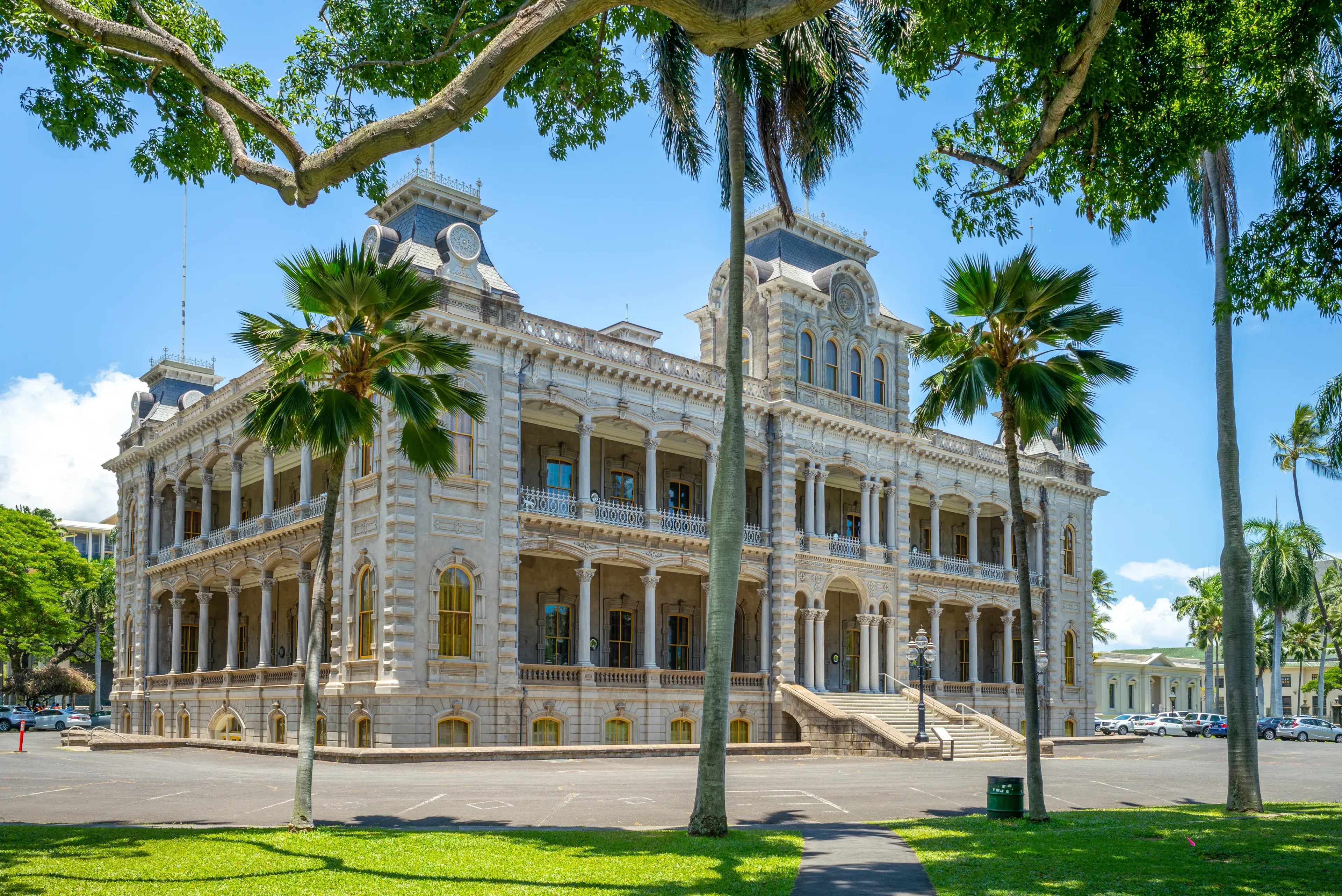 Iolani Palace in Honolulu, Hawaii, US Iolani Palace in Honolulu, Hawaii, US