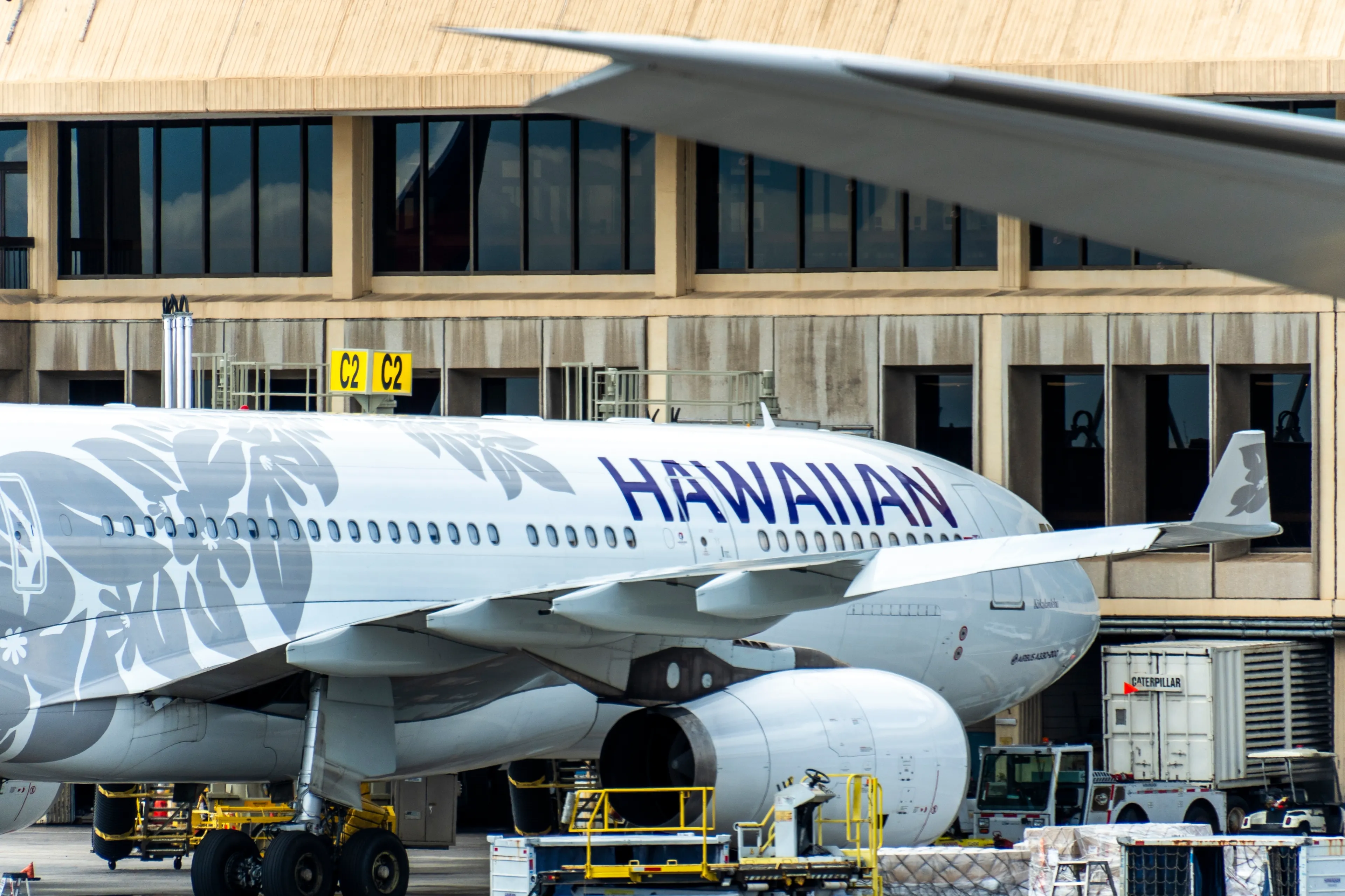 honolulu, hawaii, usa - October 28th 2024: hawaiian airline plane