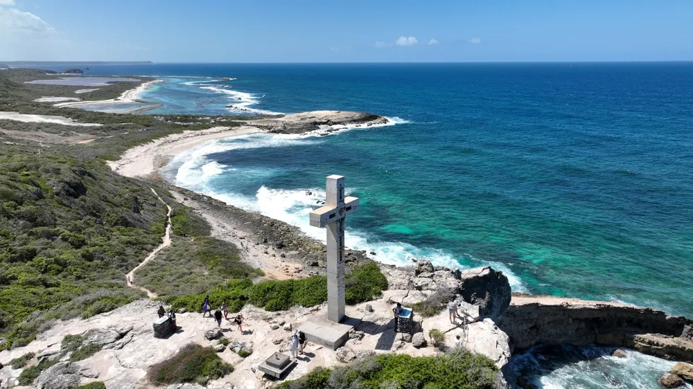 Pointe des châteaux Saint François Guadeloupe
