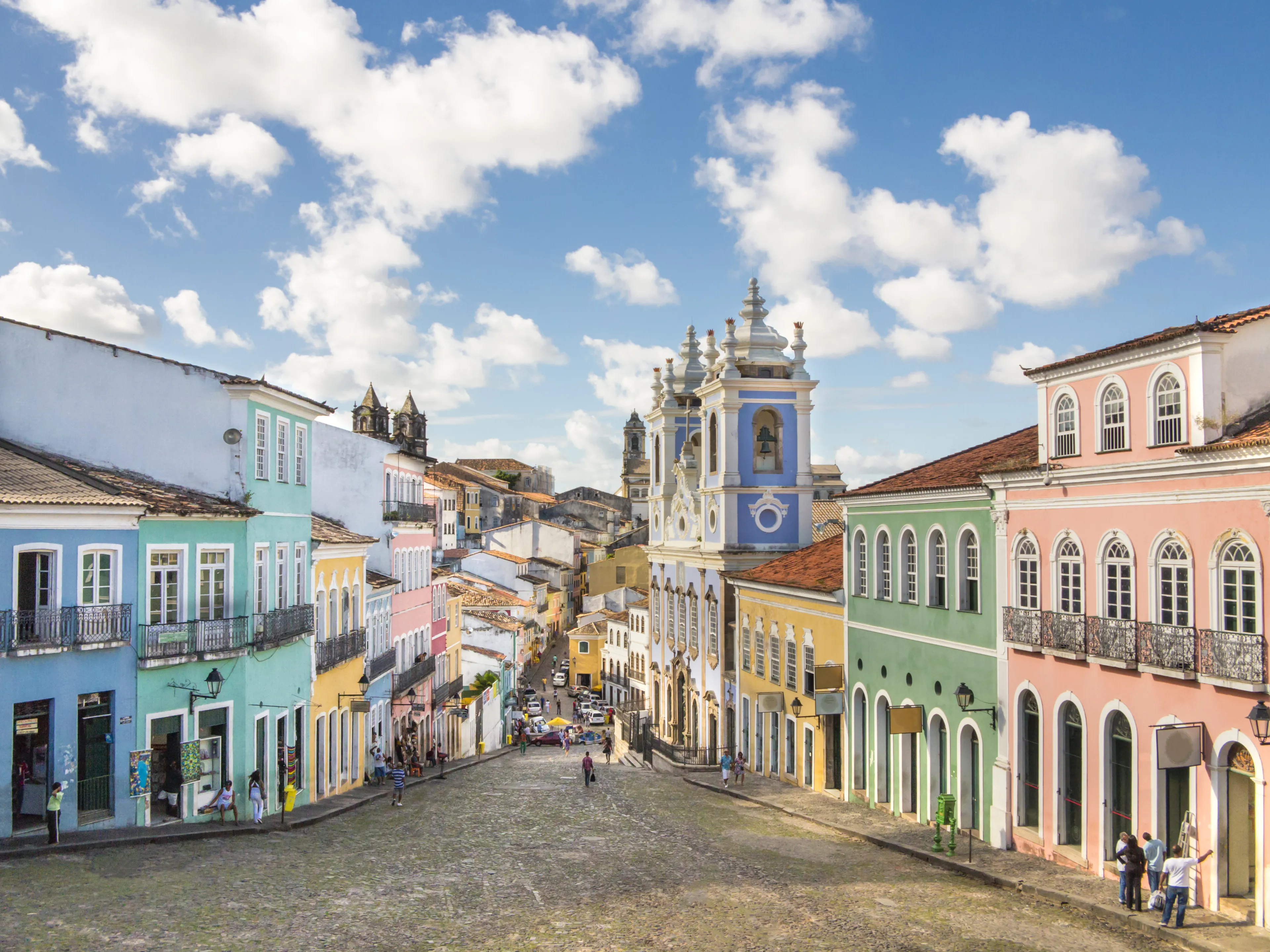 Pelourinho in Salvador da Bahia, Brazil