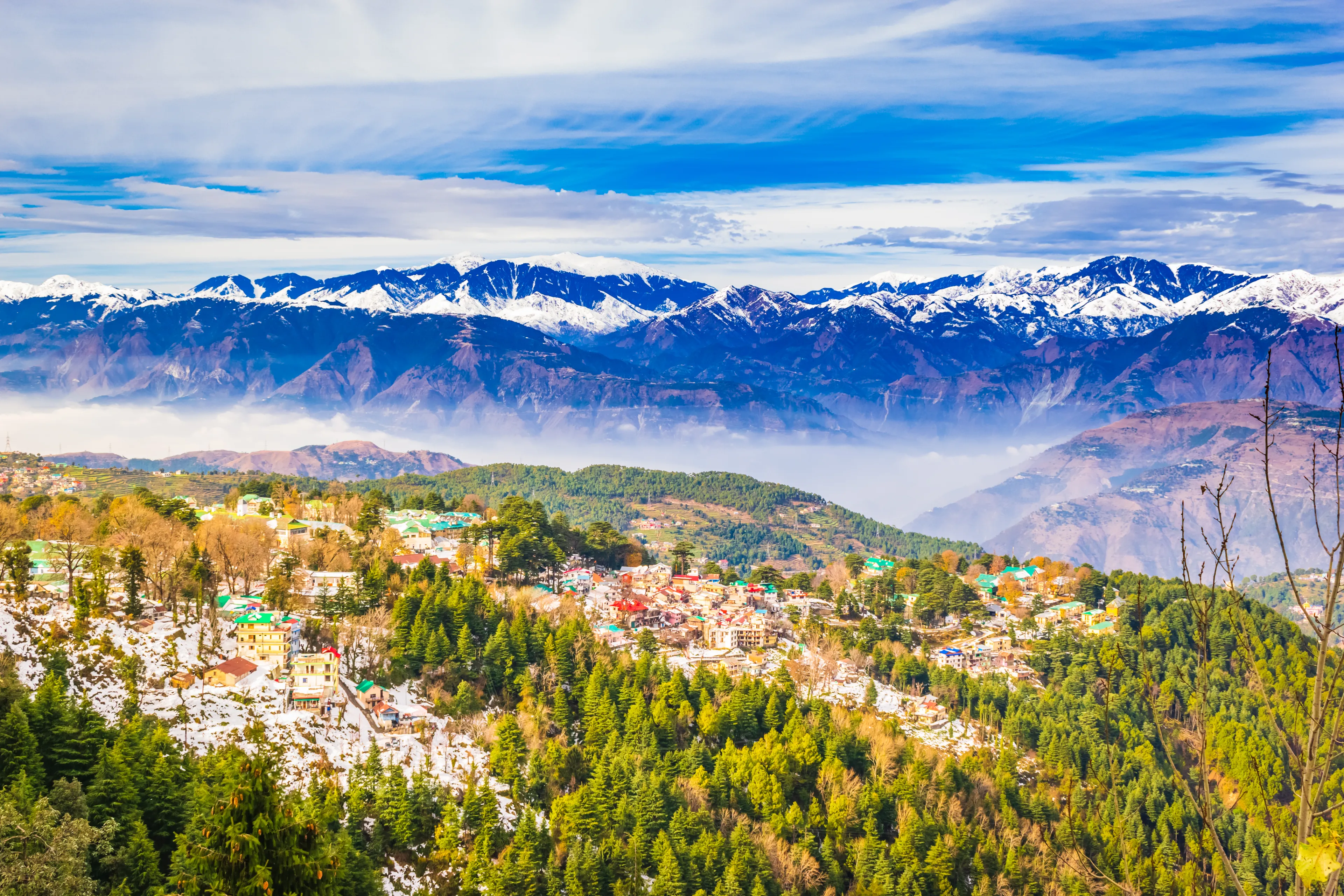View at Dalhousie, Himachal Pradesh, India
