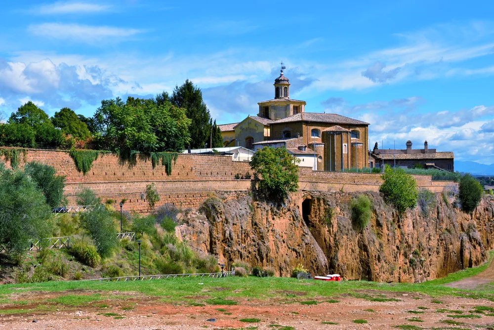 View of Civita Castellana. Lazio. Italy.