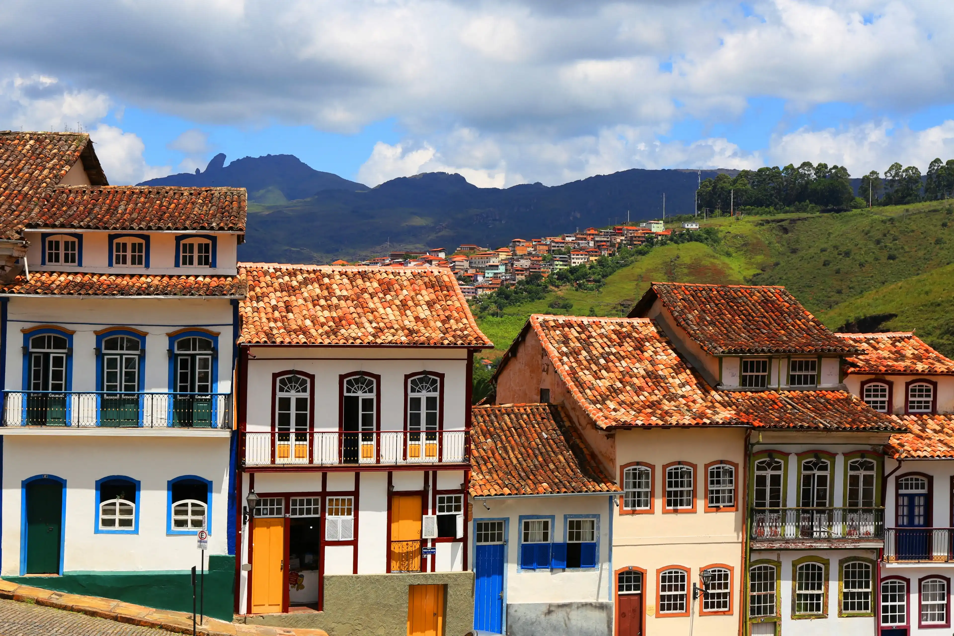 UNESCO heritage town of Ouro Preto in Minas Gerais in in Brazil UNESCO heritage town of Ouro Preto in Minas Gerais in in Brazil