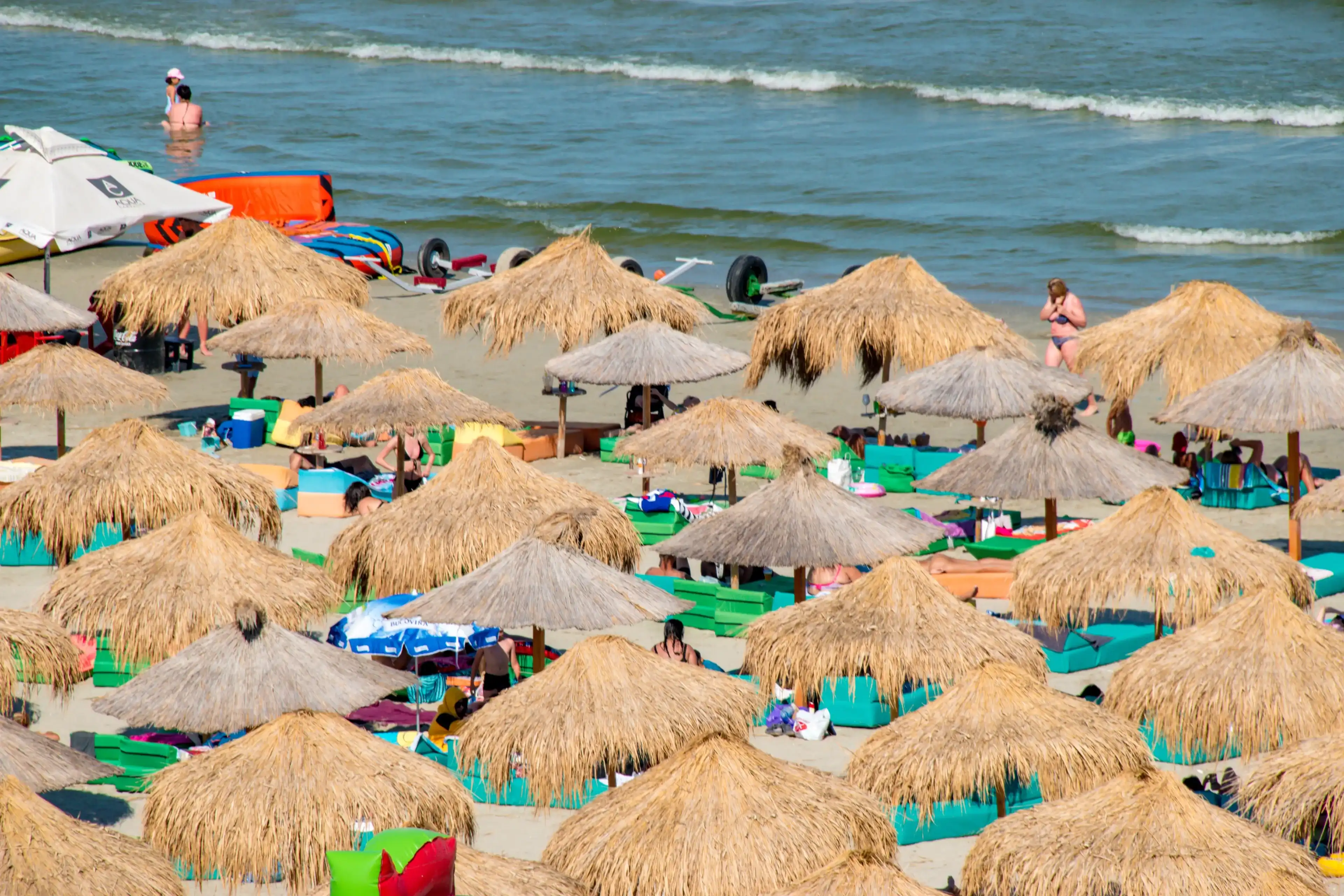 The resort of Mamaia Sat on the Romanian coast of the Black Sea, Romania 13 July 2024 The resort of Mamaia Sat on the Romanian coast of the Black Sea, Romania 13 July 2024