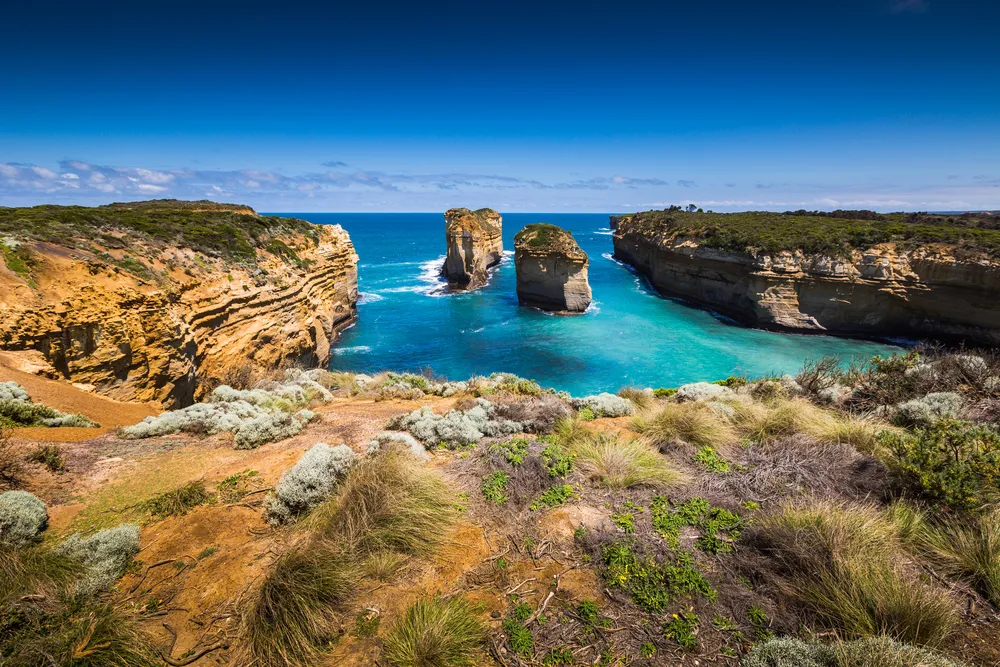 Landscape of Apollo bay, Victoria, Australia.
