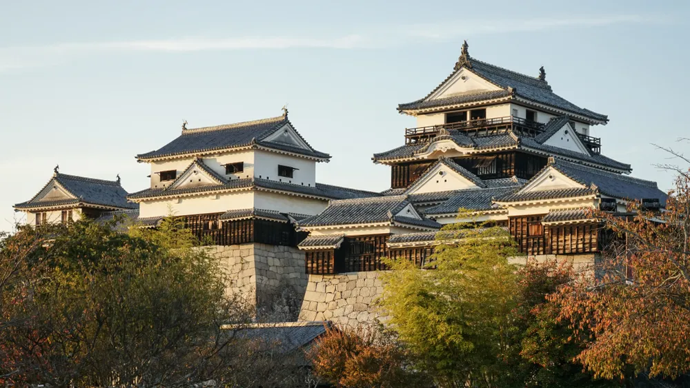 Matsuyama , Japan - November 8 , 2018 : Matsuyama Castle