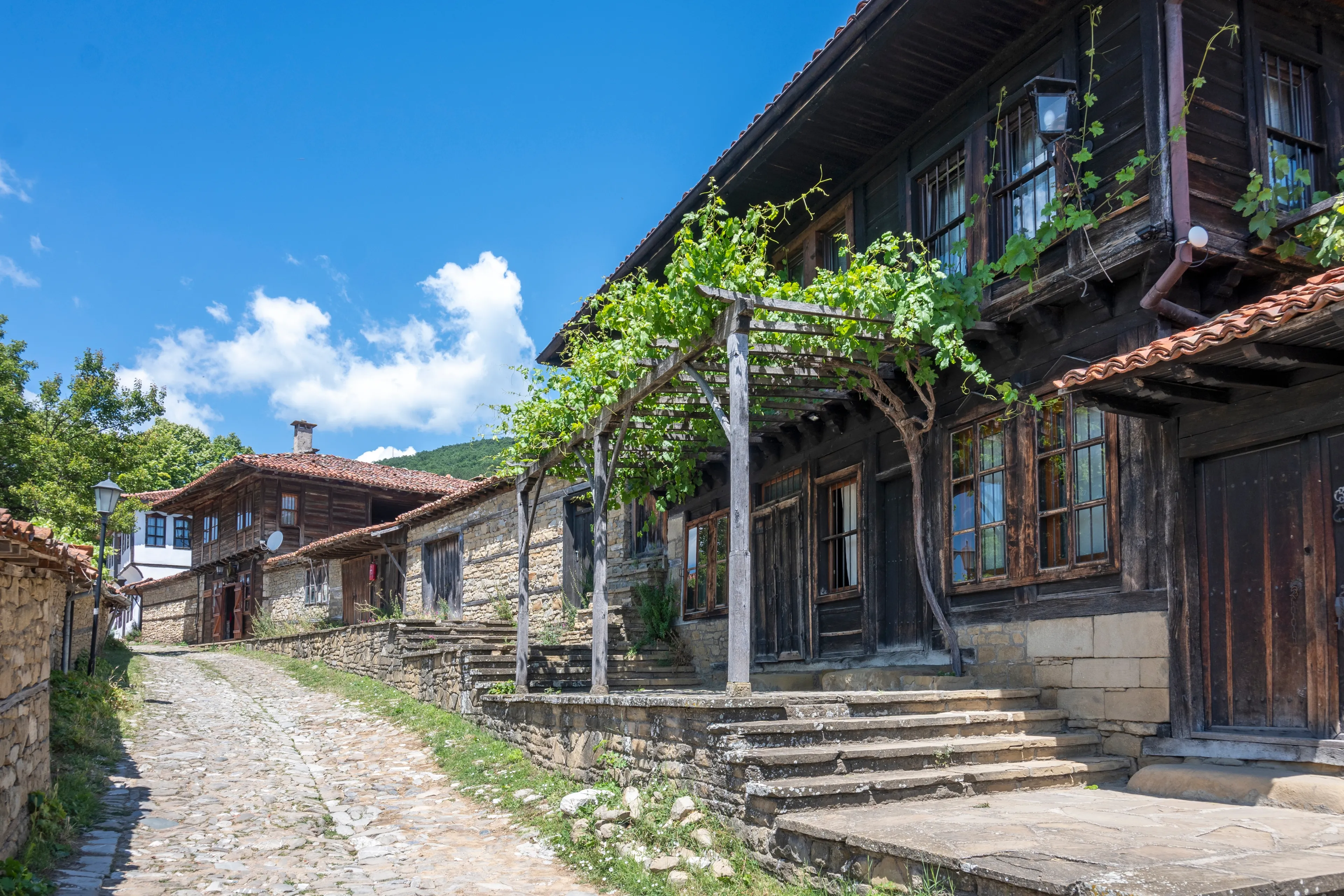 Village of Zheravna with nineteenth century houses, Sliven Region, Bulgaria