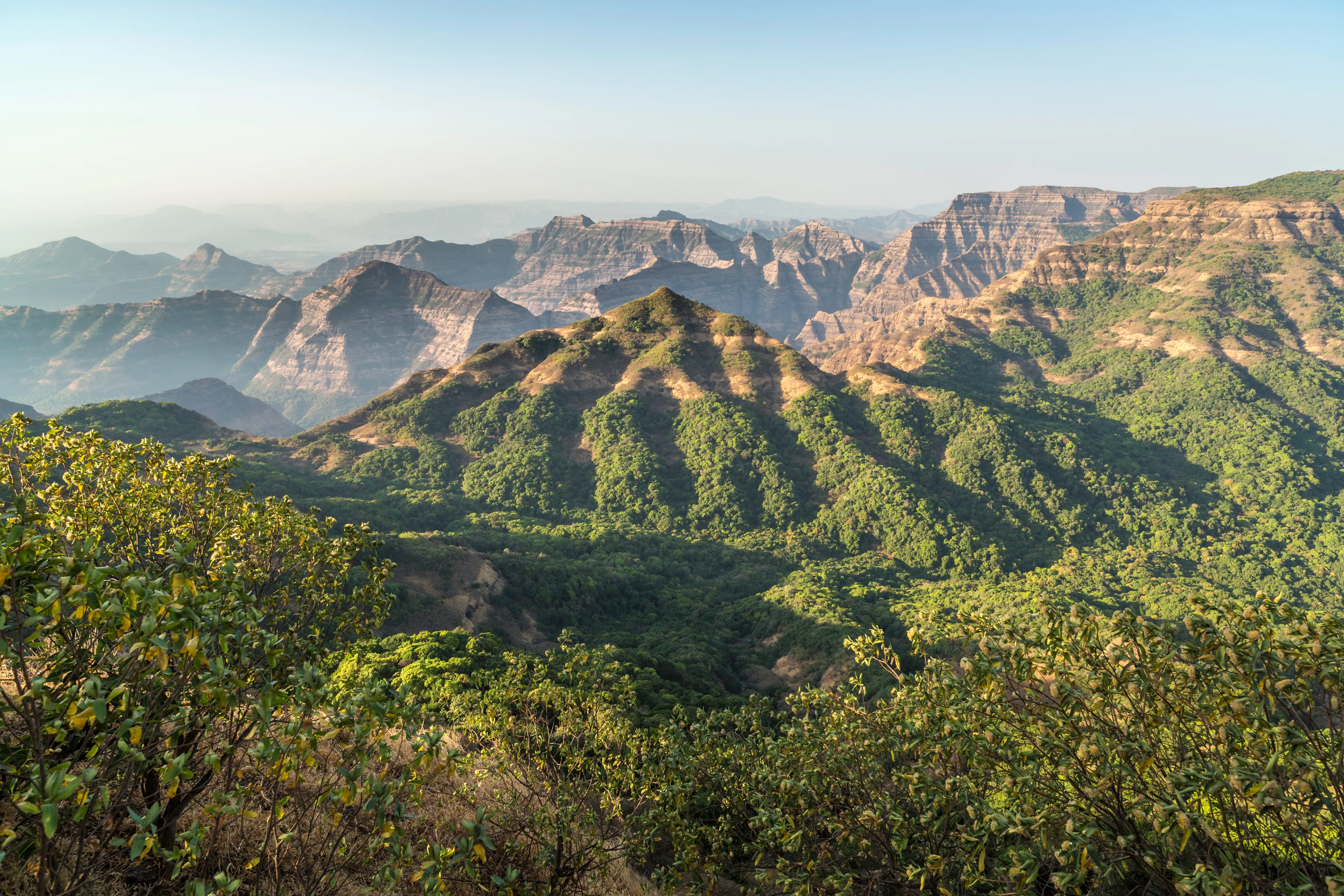 Mahabaleshwar, Maharashtra, India - view from Arthur's seat, a scenic viewpoint in this tourist destination