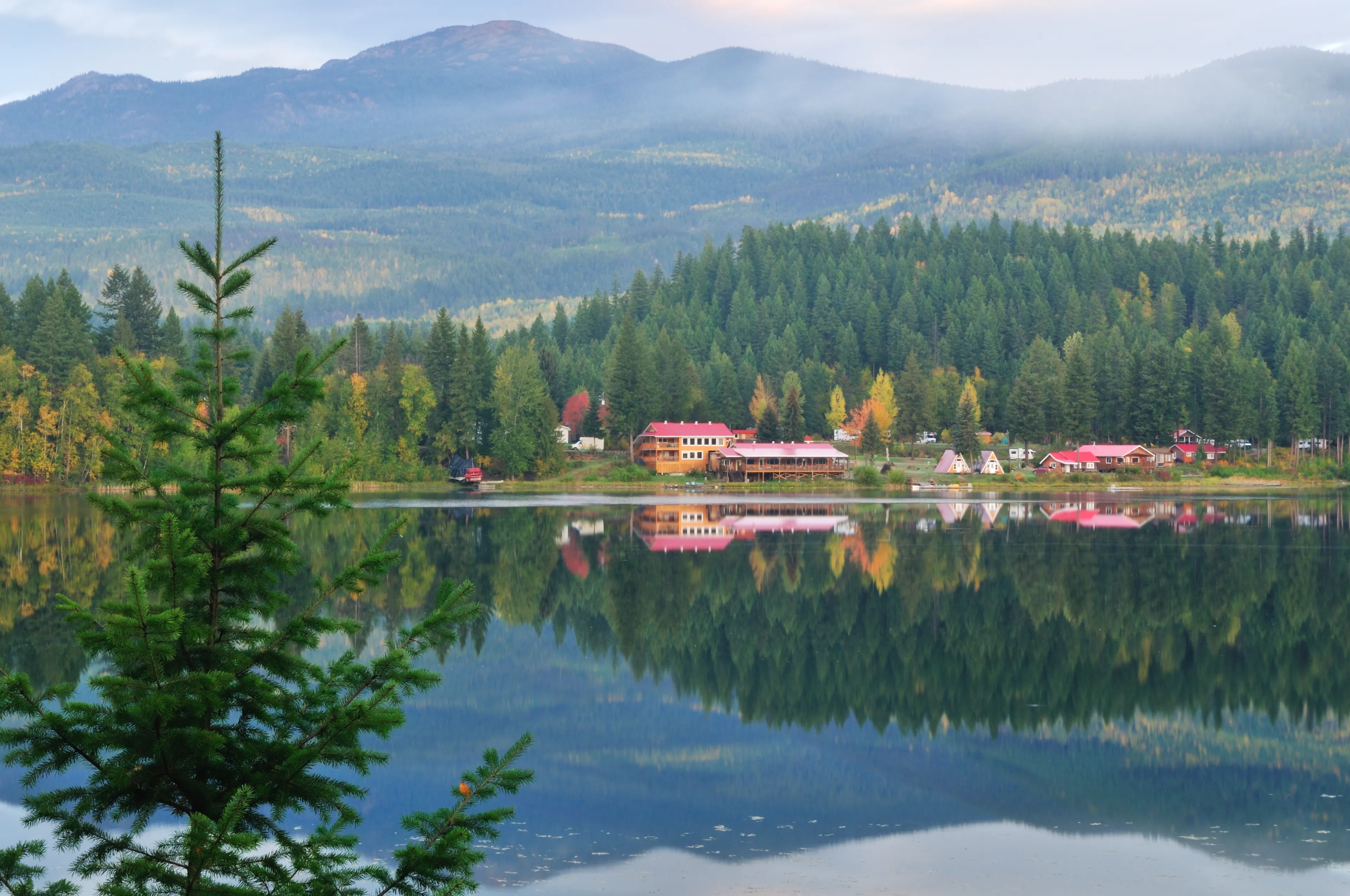 Dutch Lake on an Autumn Morning, Clearwater, British Columbia
