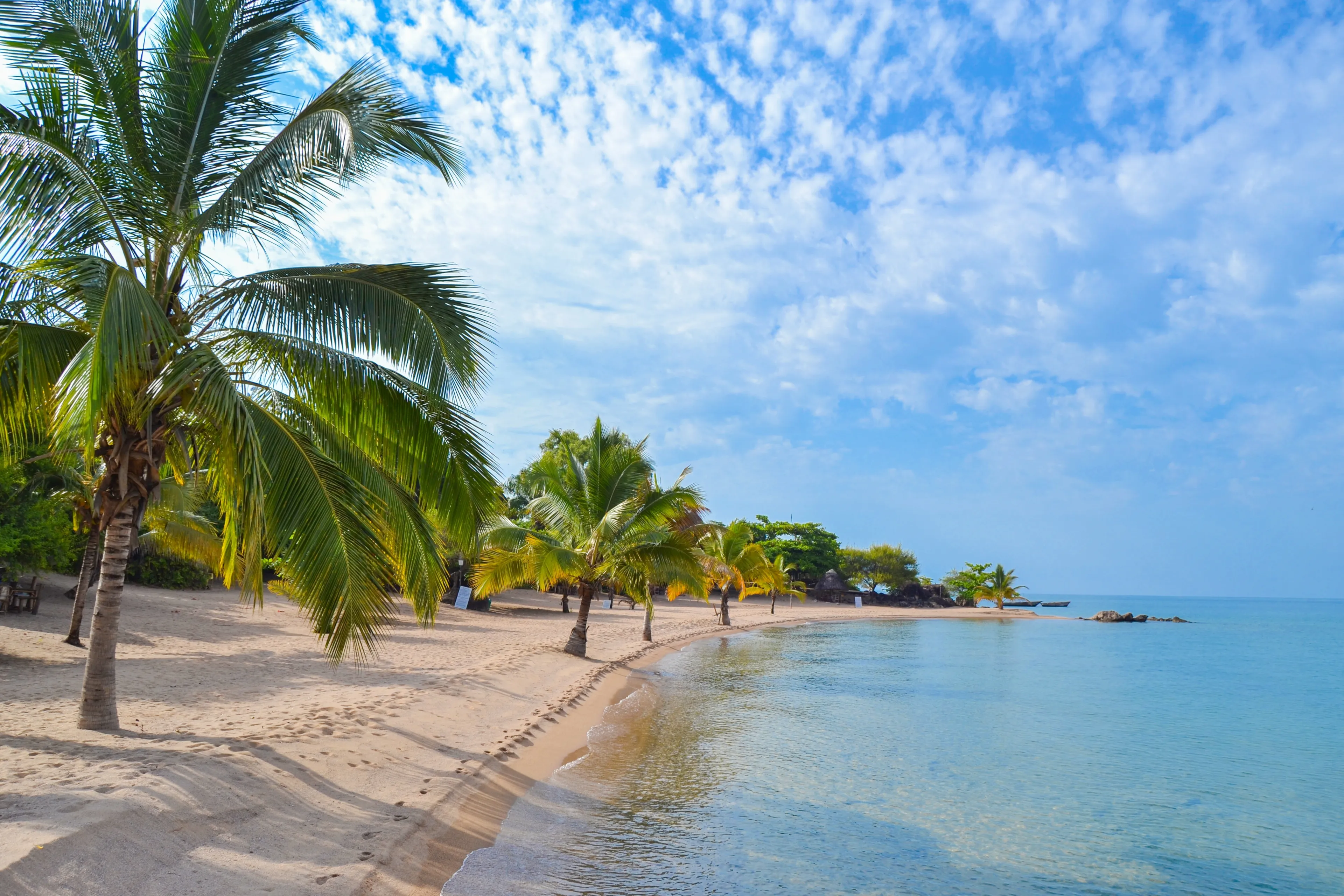 Beach of lake Tanganyika in Burundi