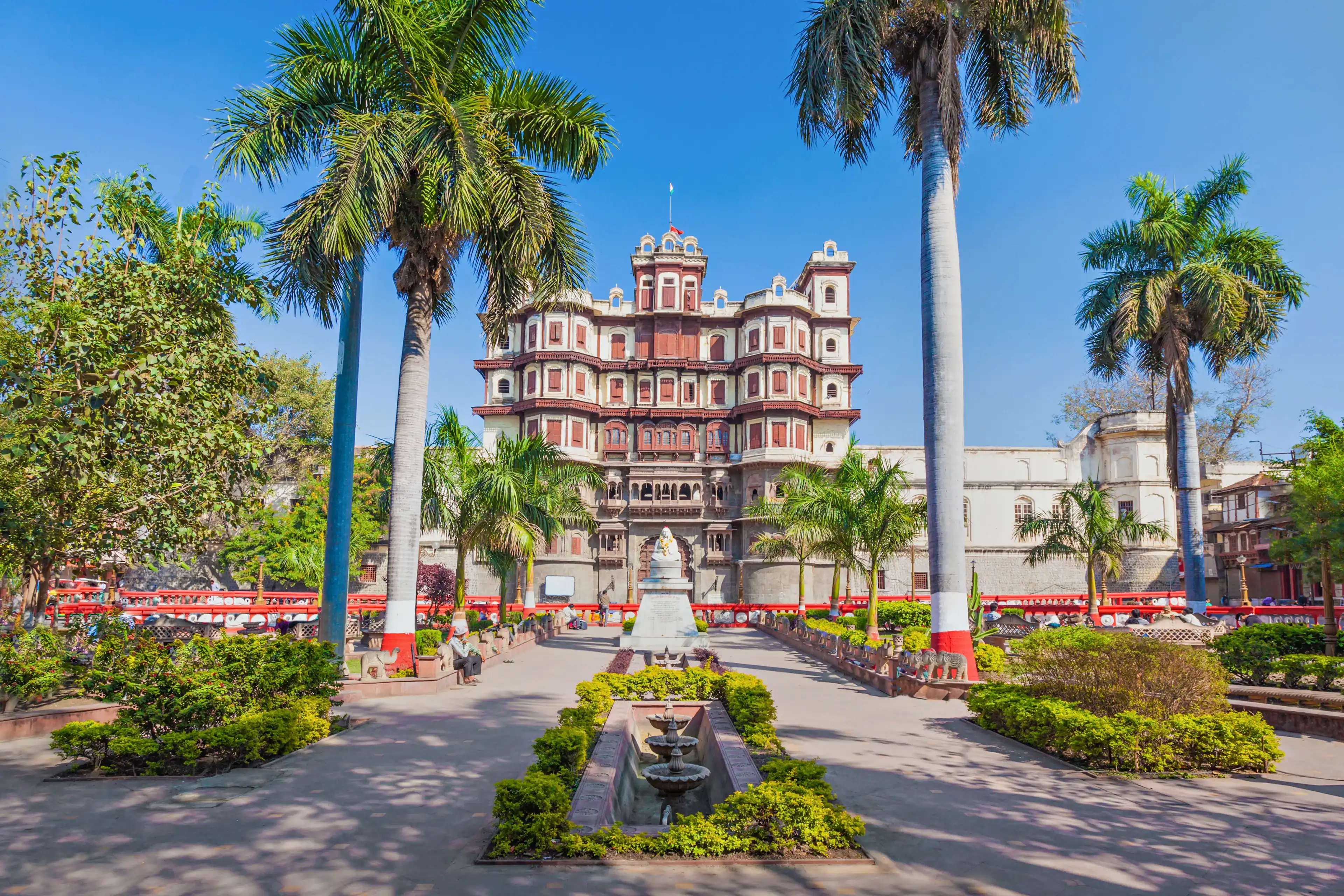 Rajwada is a historical palace in Indore city, India Rajwada is a historical palace in Indore city, India