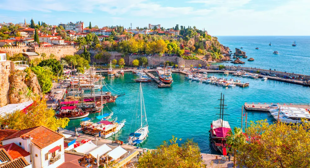 Old town (Kaleici) in Antalya, Turkey