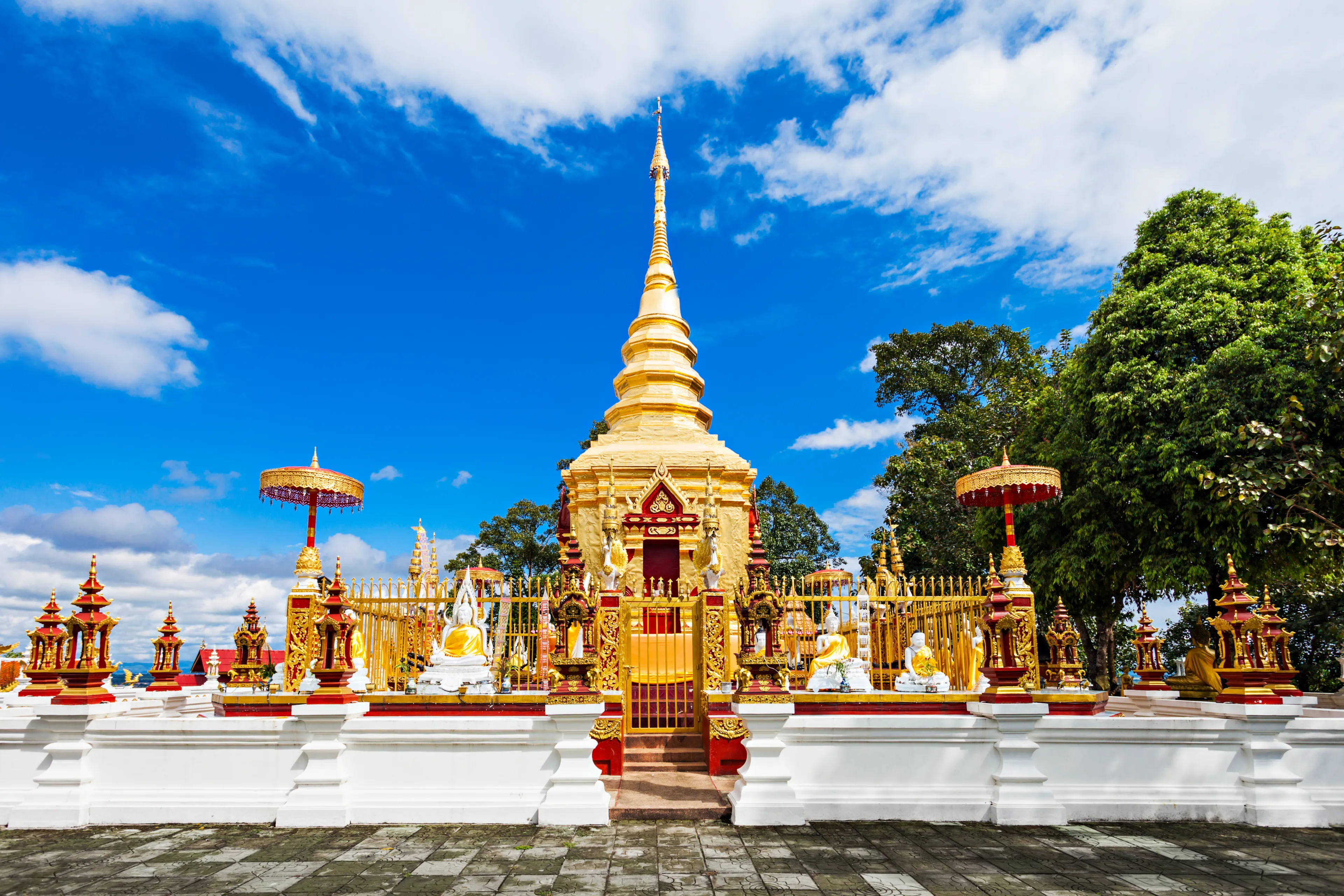 Wat Phra That Wai Dao (Black Scorpion Temple) in Mae Sai, Thailand