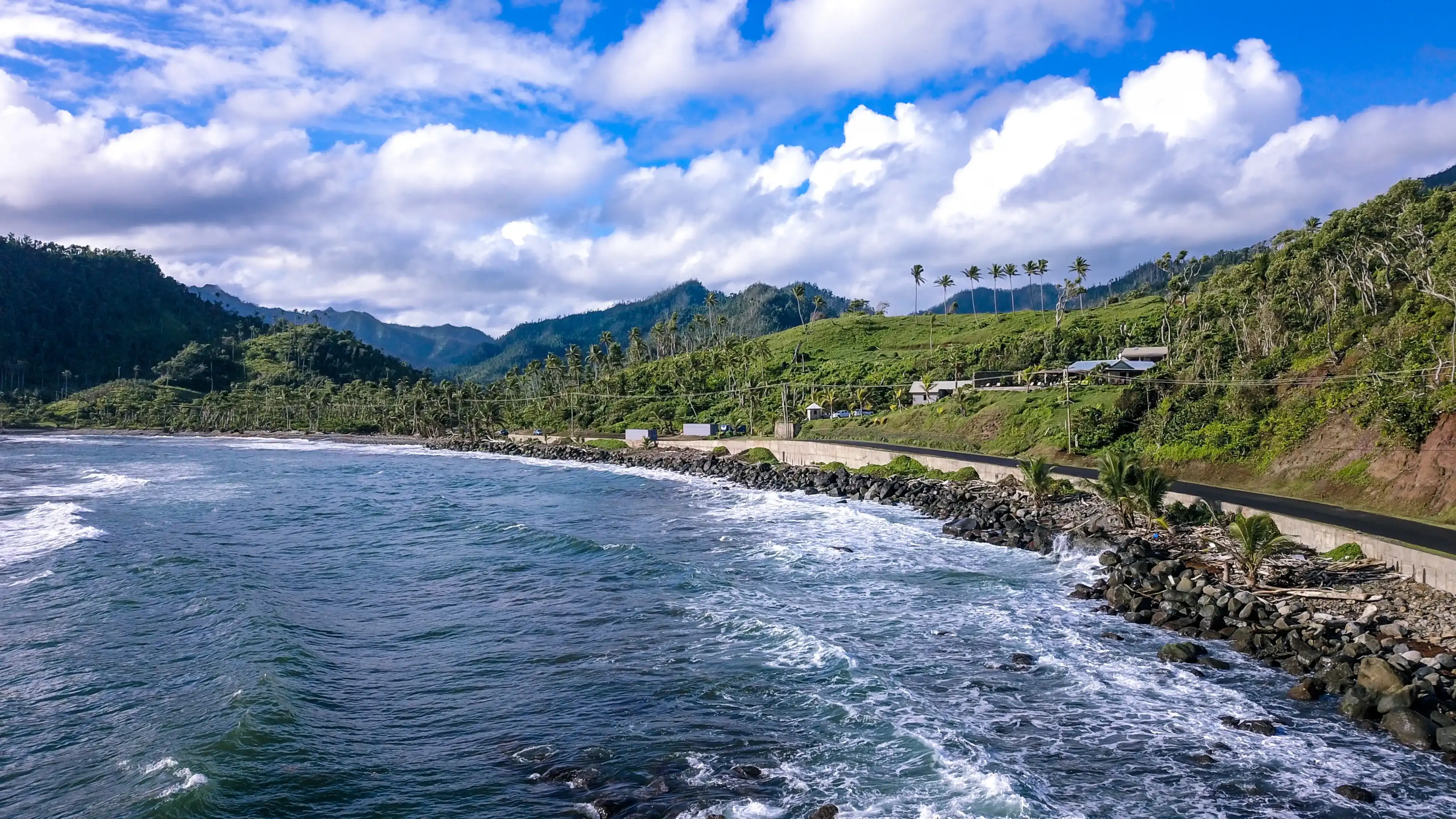 Panoramic View to the Green Forests, Dominica Island, Caribbeans