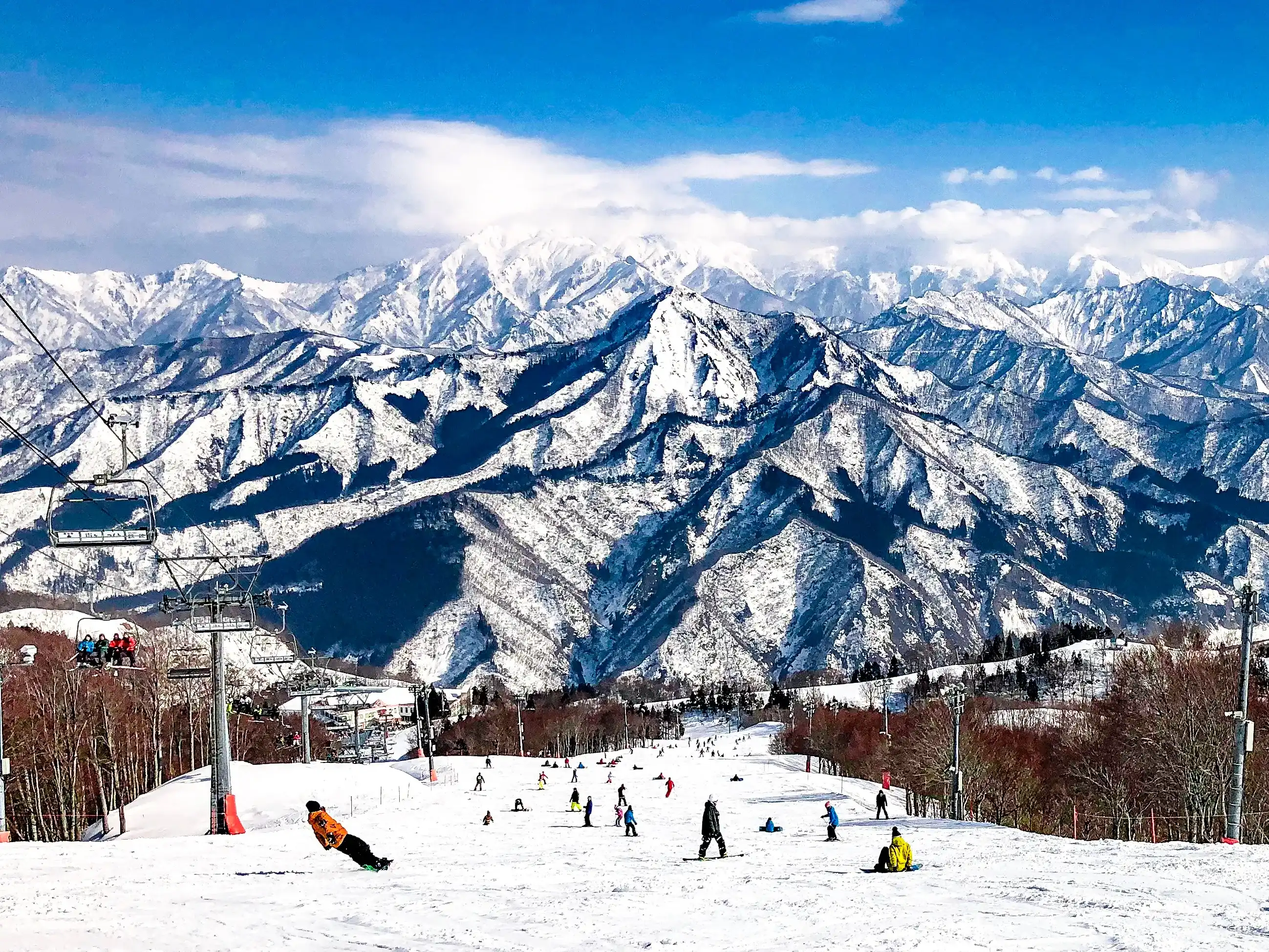 Echigo Yuzawa (Name of Place) Ski Area, Niigata Prefecture, Japan