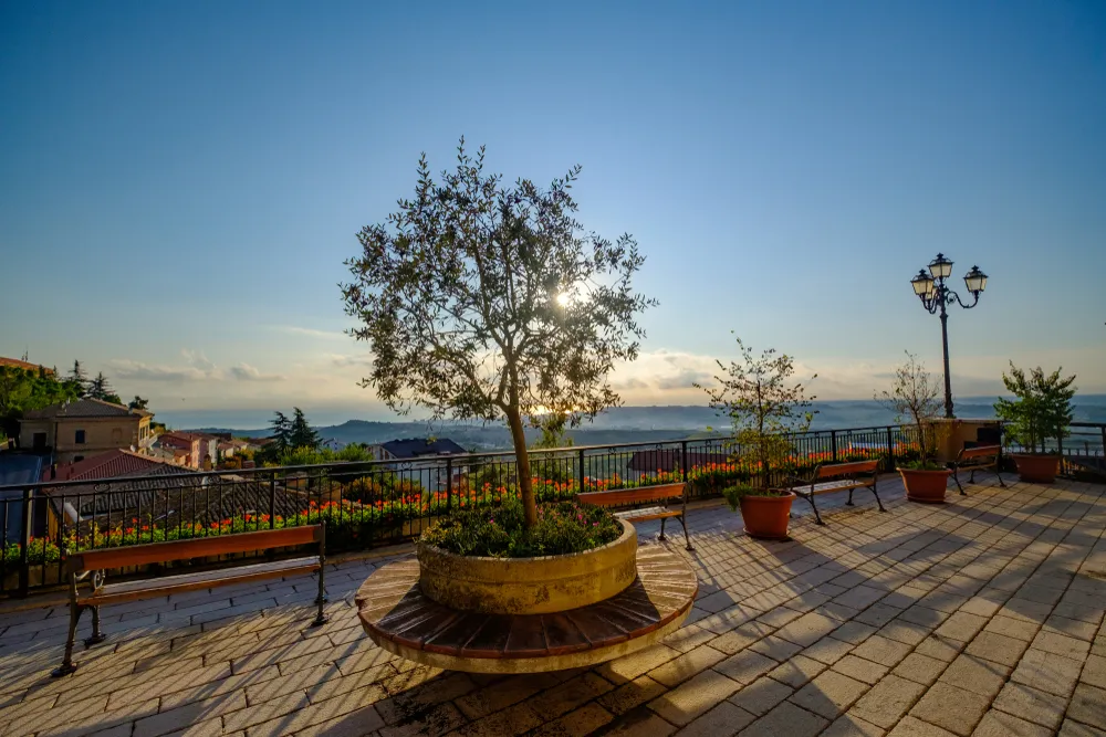 A view of the village of Città Sant'Angelo, Italy. Città Sant'Angelo is a town and comune in the province of Pescara, Abruzzo, Italy.
