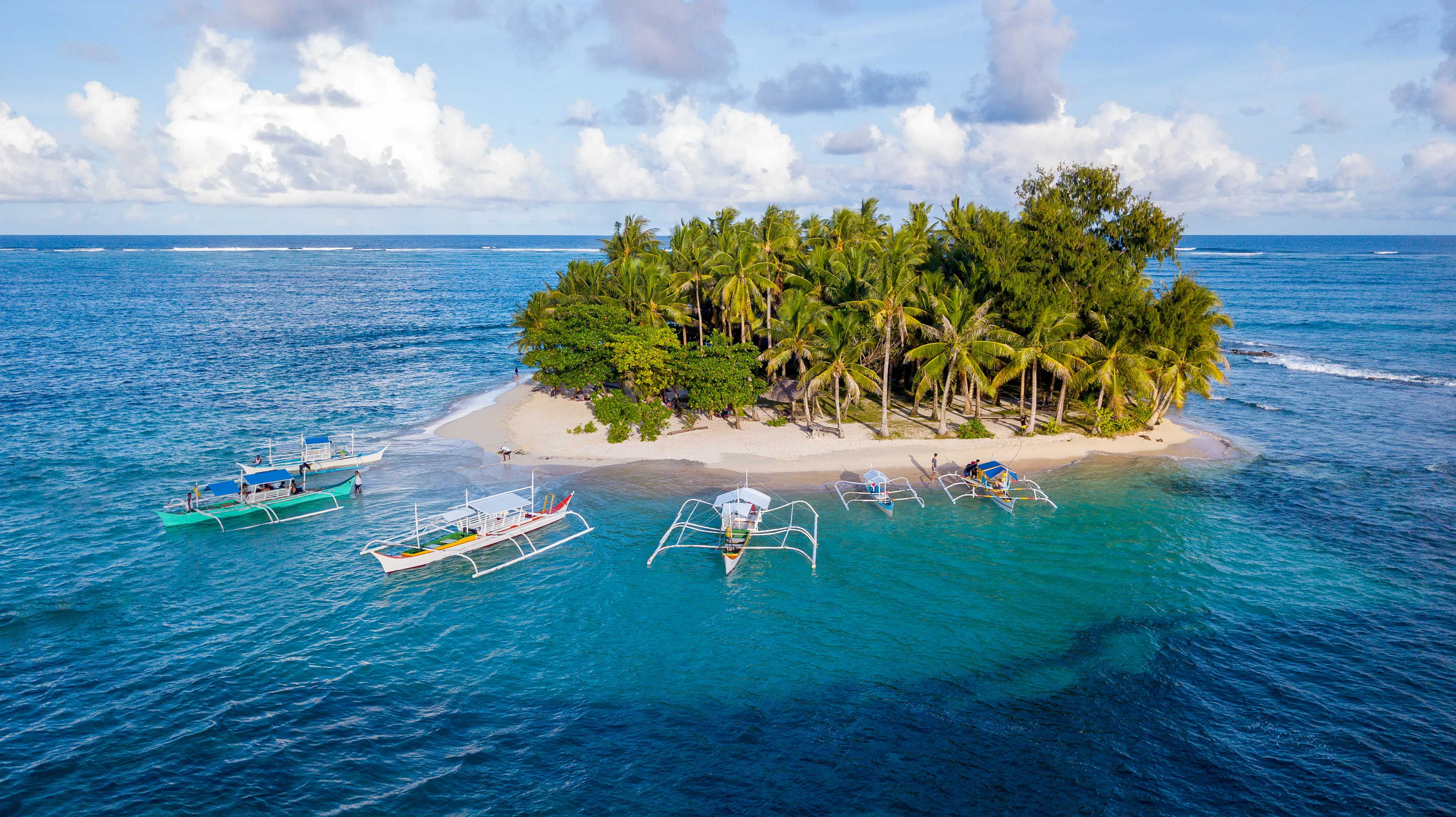 Stunning Siargao Island in the Philippines Drone View
