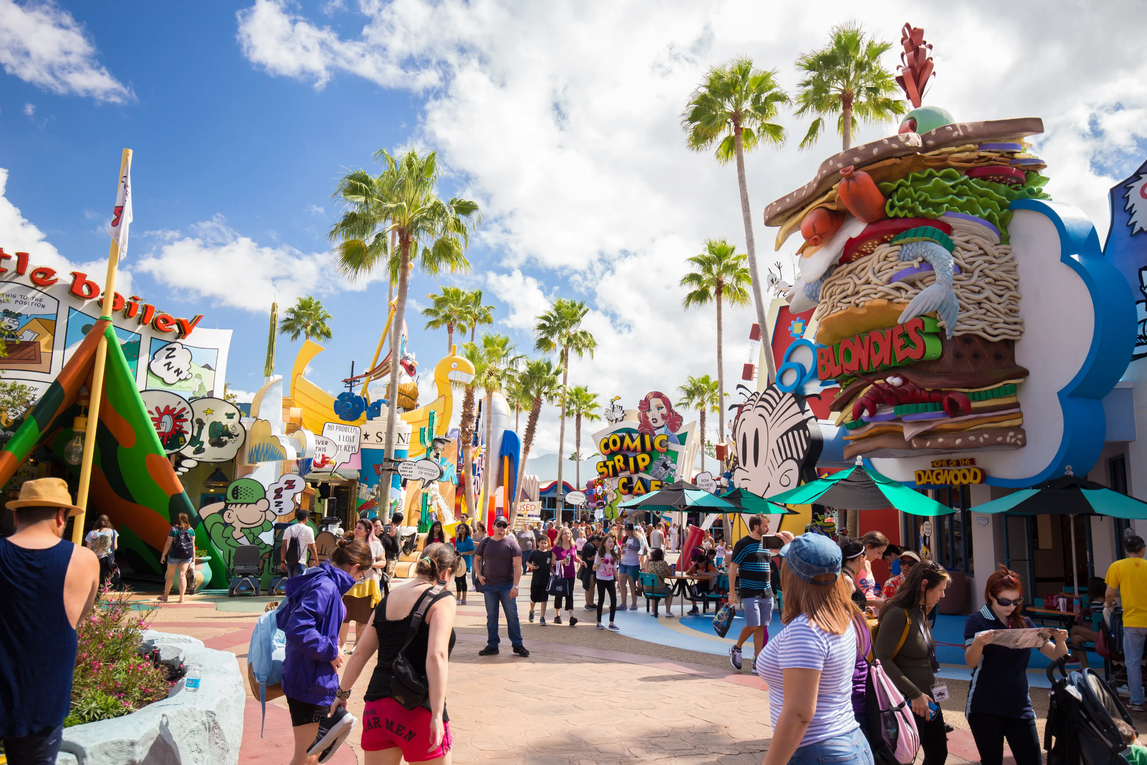 ORLANDO. USA. FLORIDA - MARCH 11, 2017: Toon Lagoon places. Islands of Adventure. Universal. Florida. USA. 