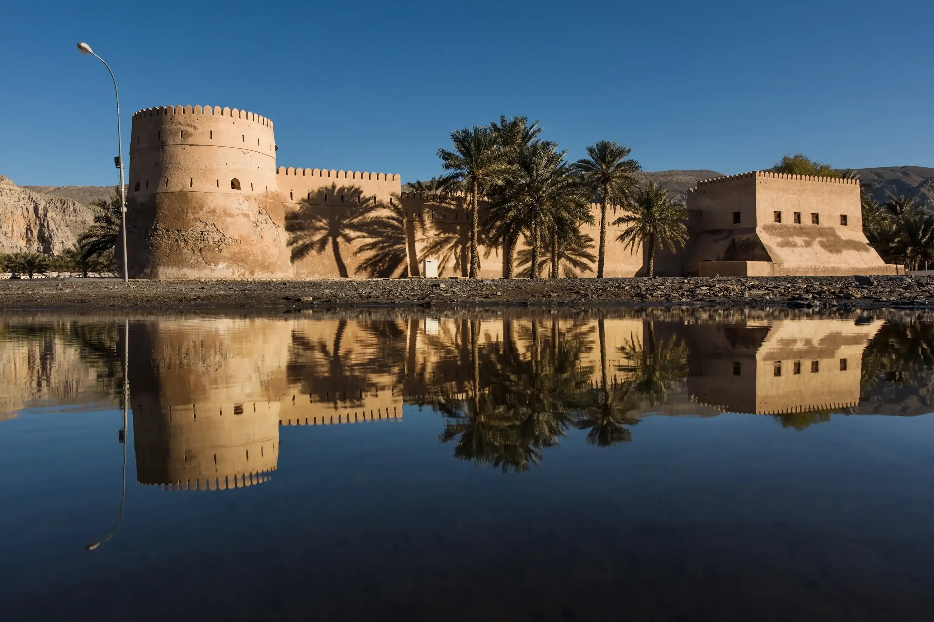 Khasab castle, Musandam peninsula, Oman, Arabia