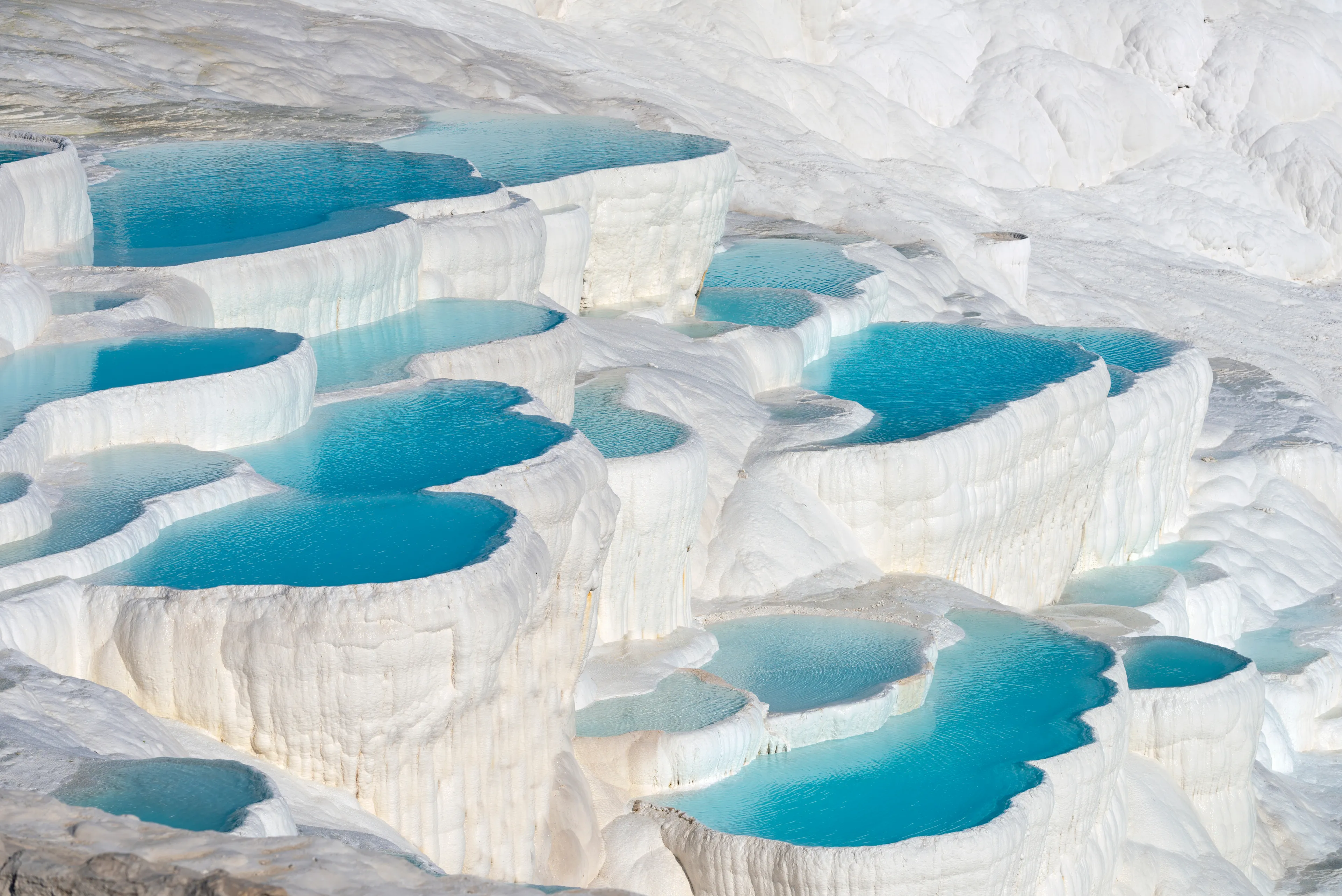 Pamukkale travertine pools, natural wonder