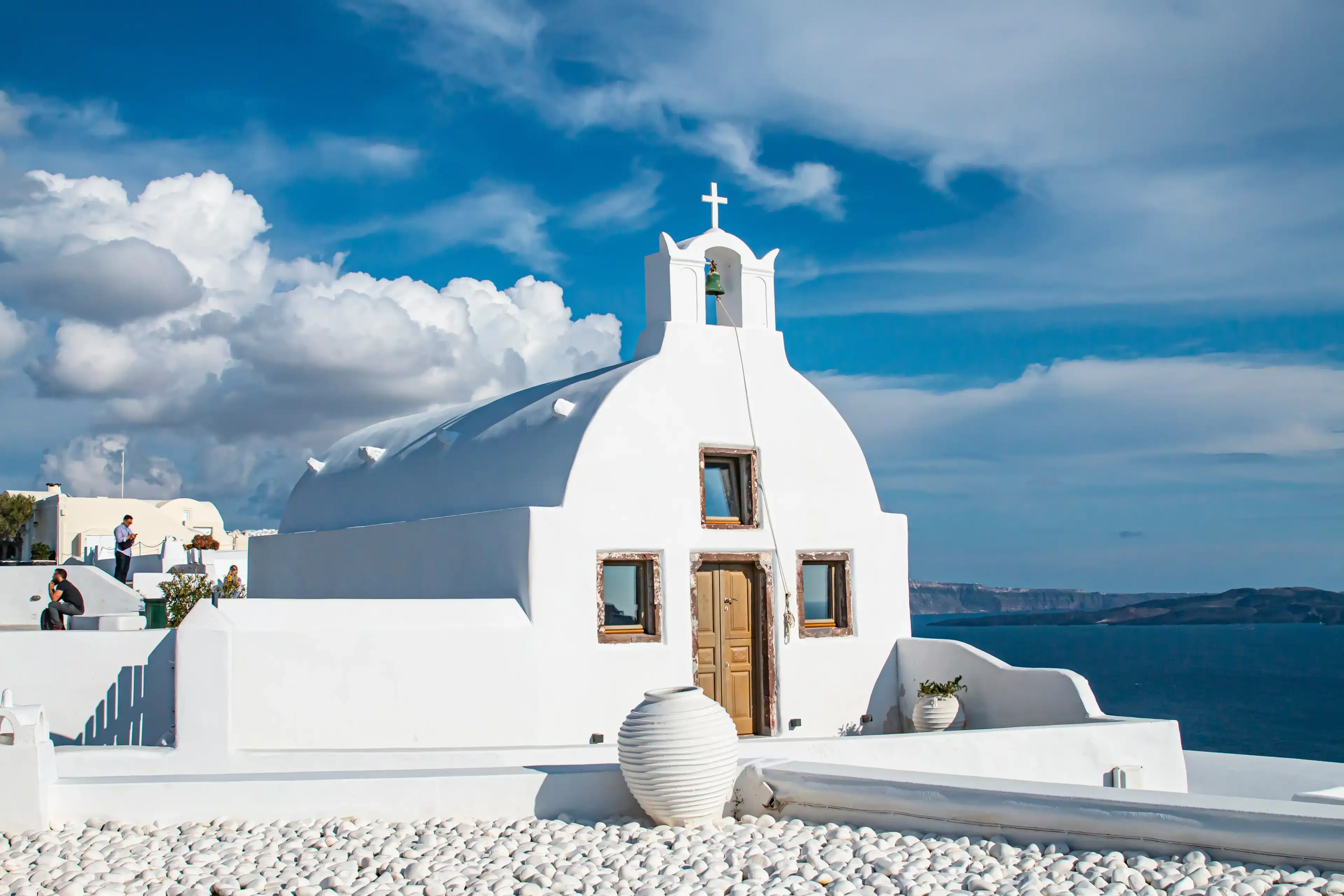 GREECE'S Magnificent tourist island Santorini GREECE'S Magnificent tourist island Santorini