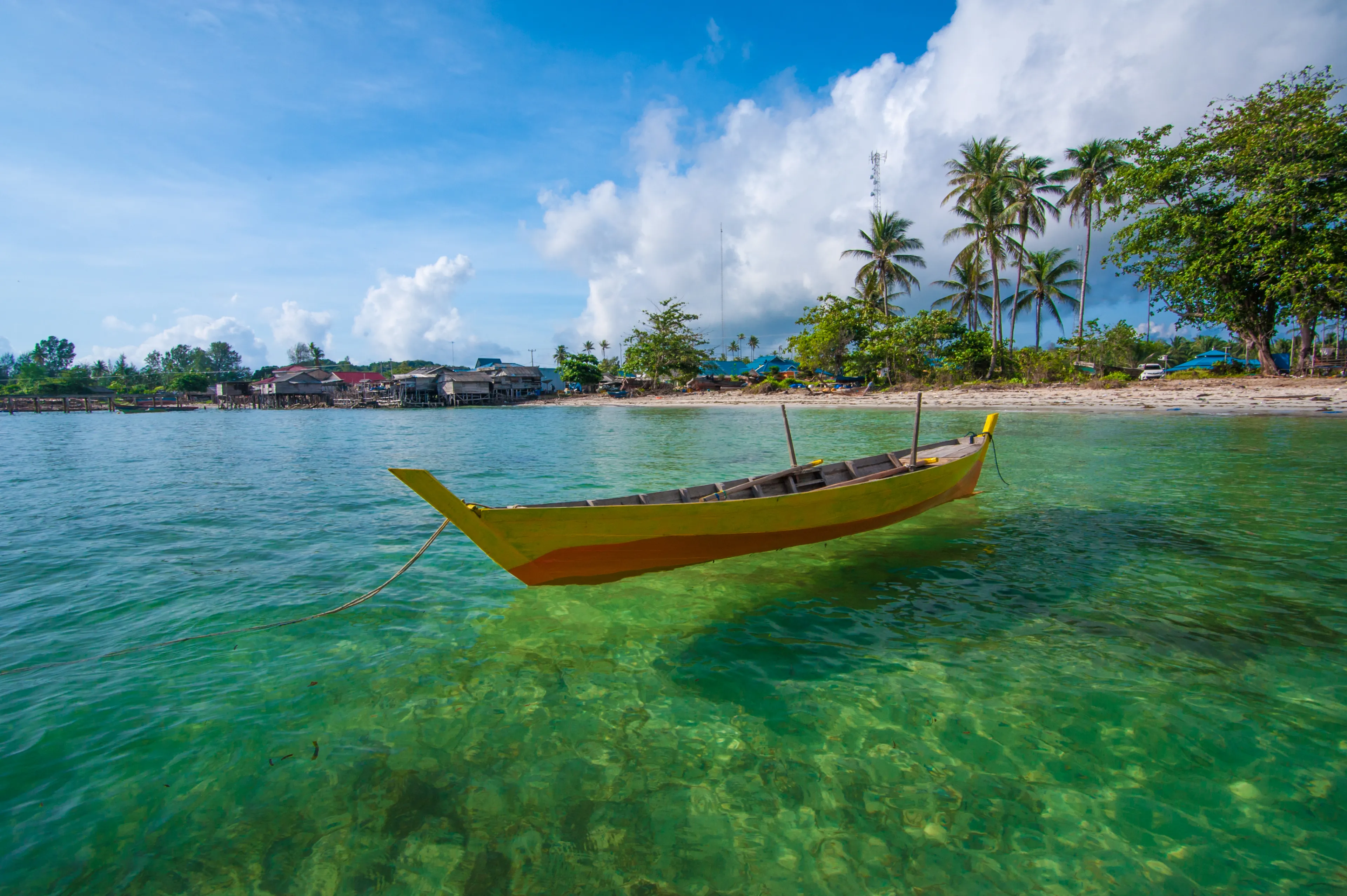 Amazing sky of daylight, Bintan Island, Tanjung Pinang, Indonesia