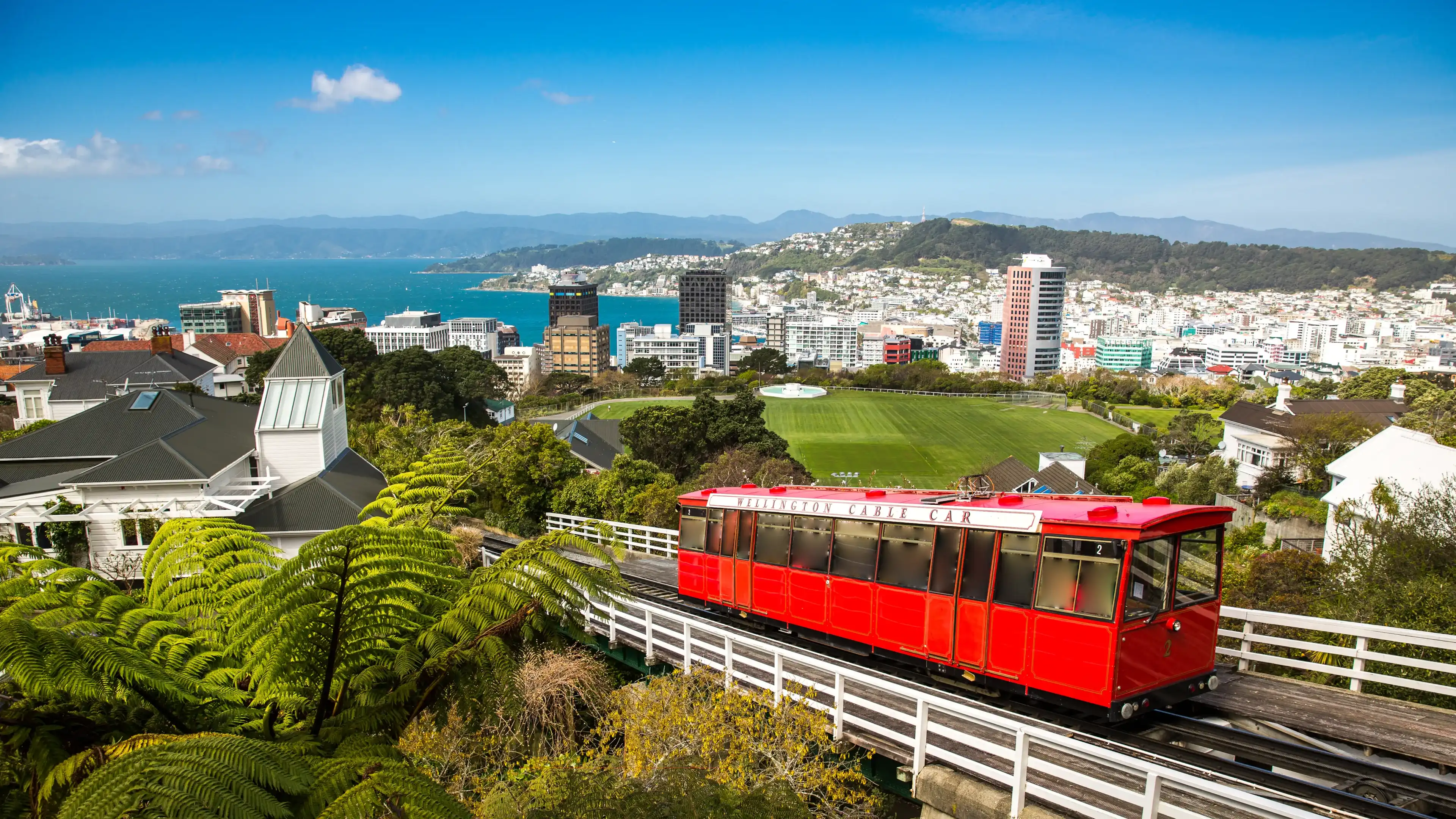 View of the Wellington Cable Car.