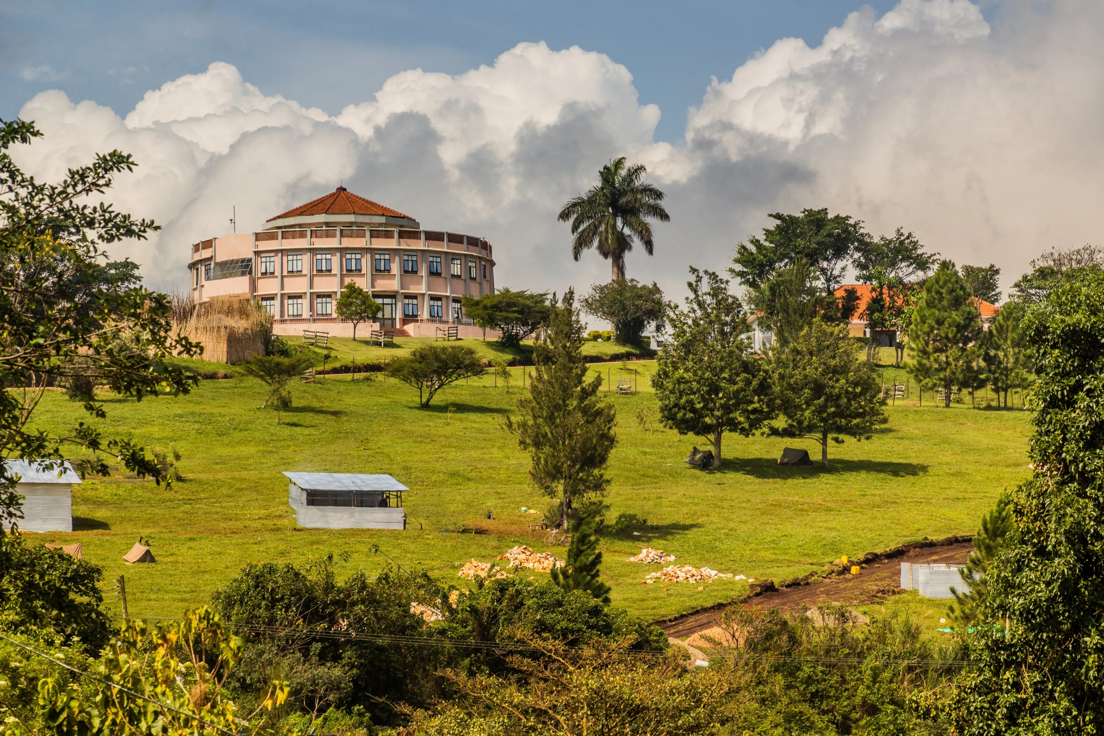View of Tooro Kingdom Palace in Fort Portal, Uganda