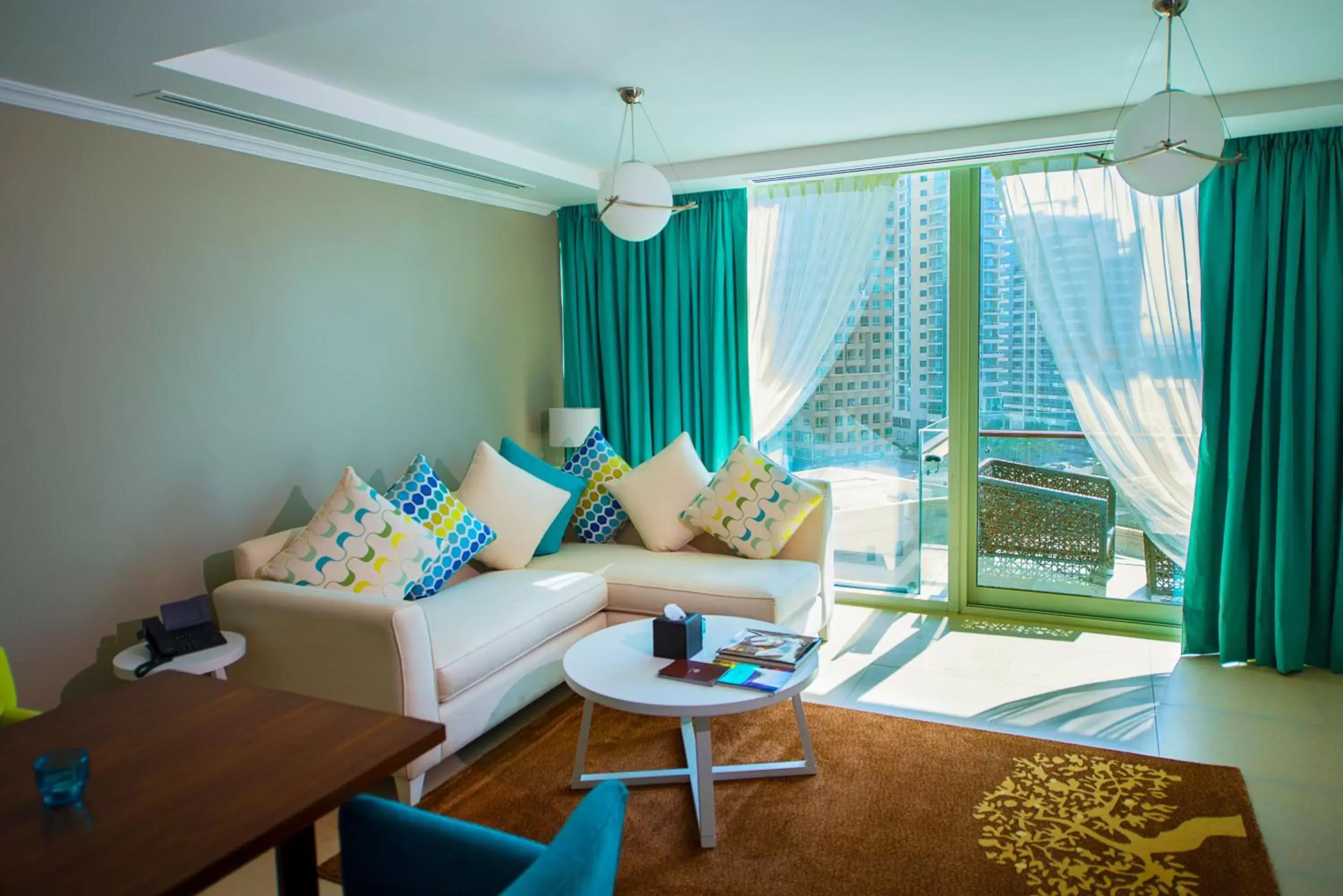 Living room in Jannah Place Dubai Marina