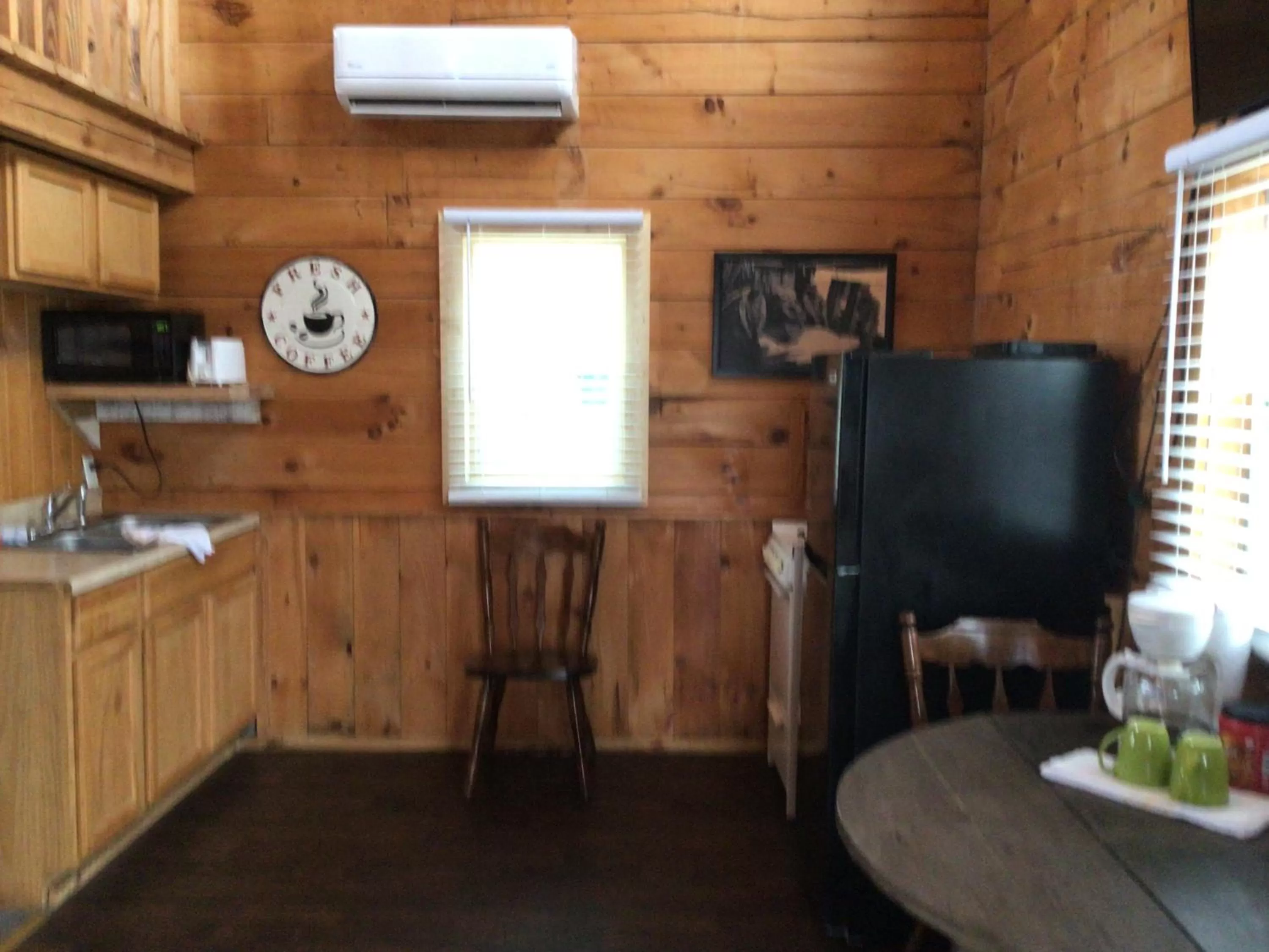 Kitchen or kitchenette in Kozy Haven Log Cabin Rentals