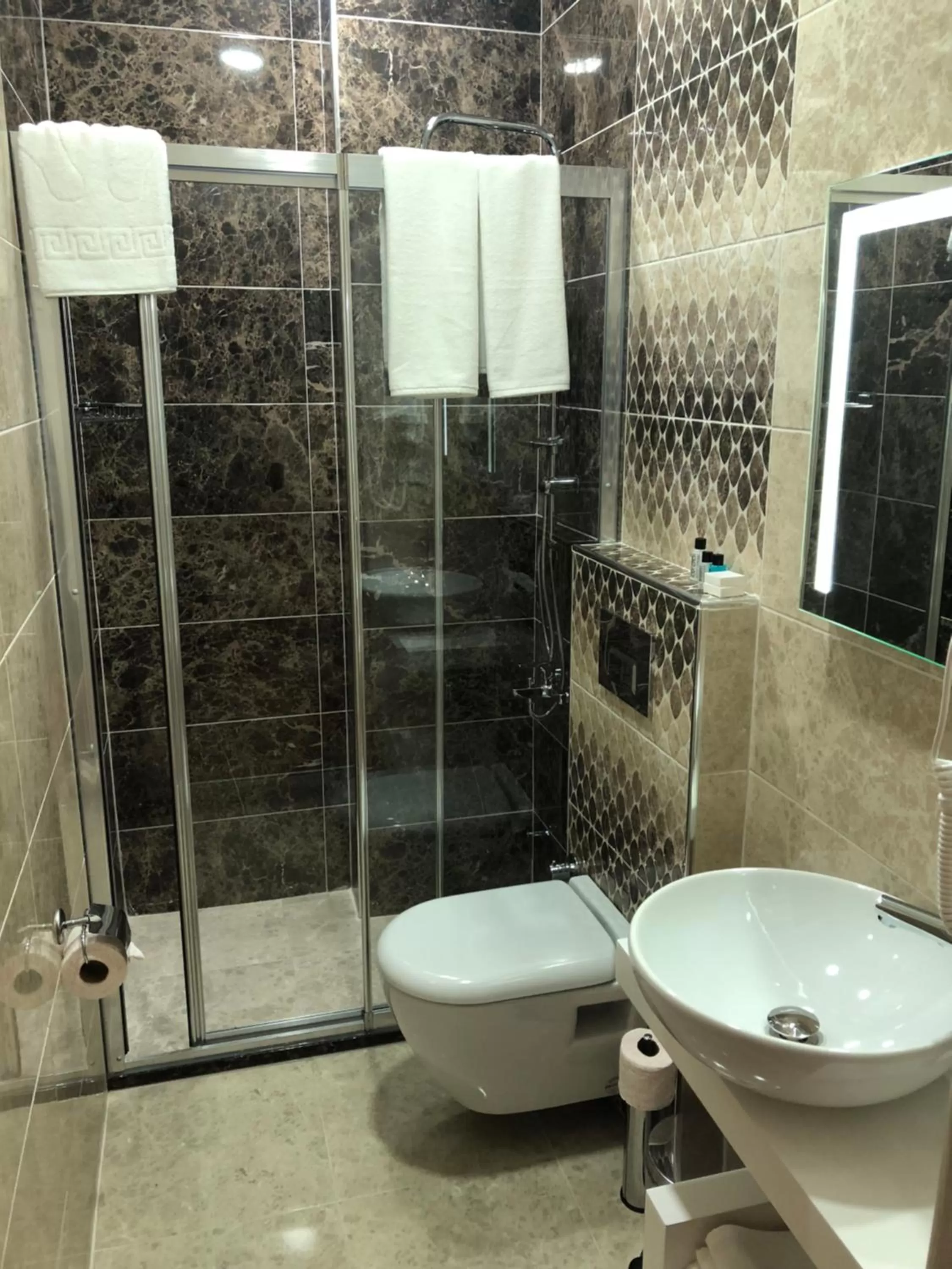 Shower in The Void Hotel