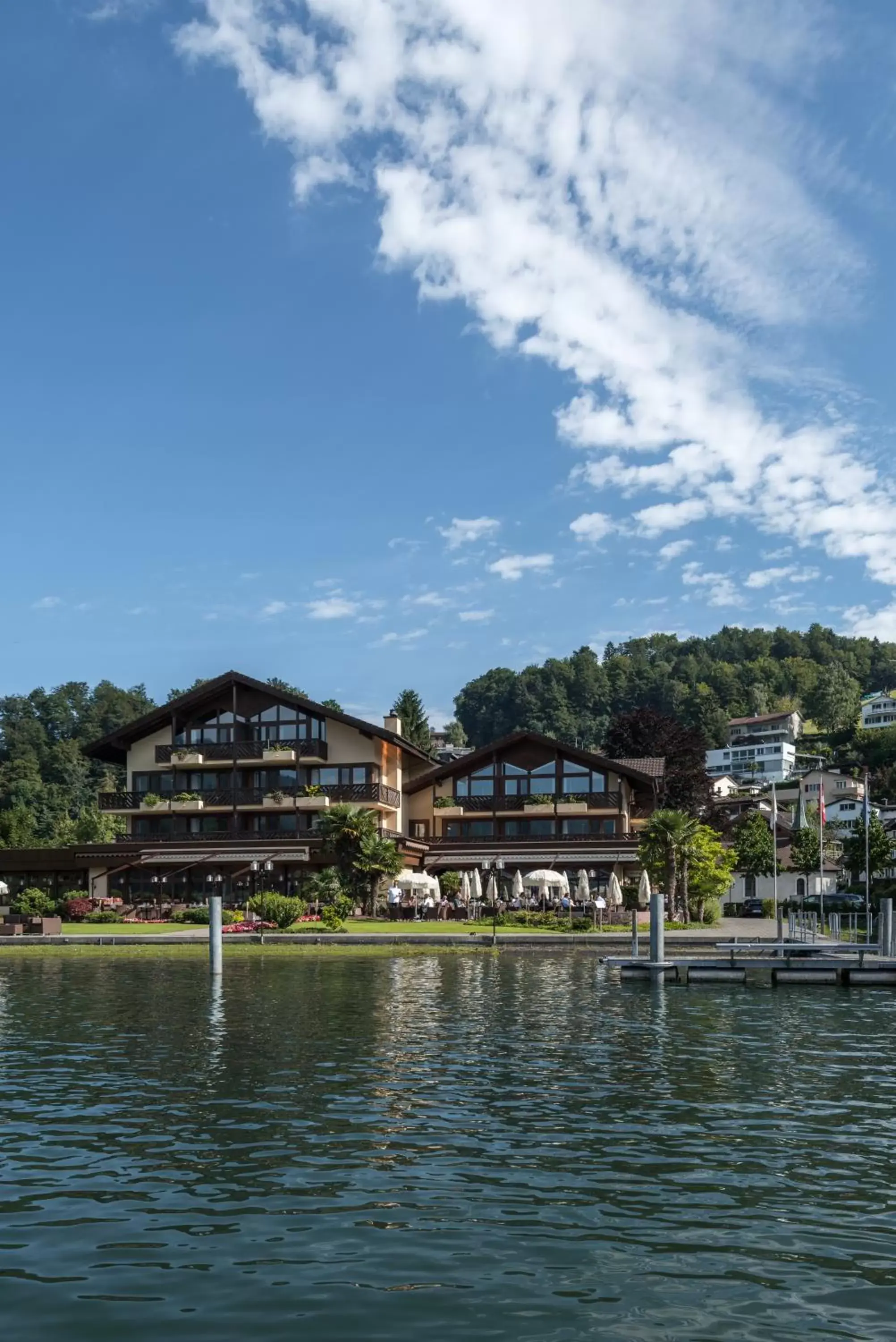 Lake view in Seehotel Sternen