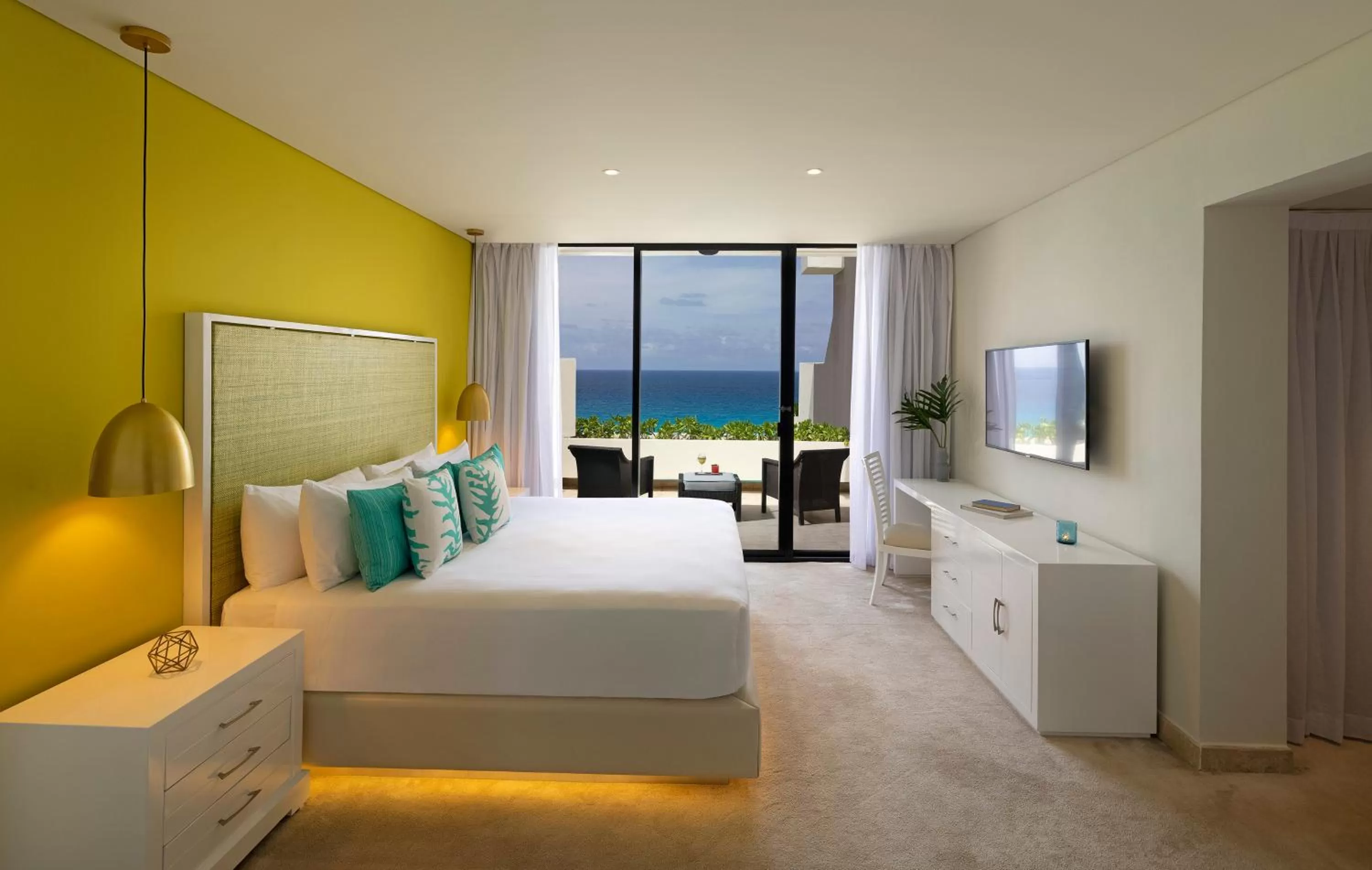 Bedroom, Bed in Paradisus Cancun All Inclusive