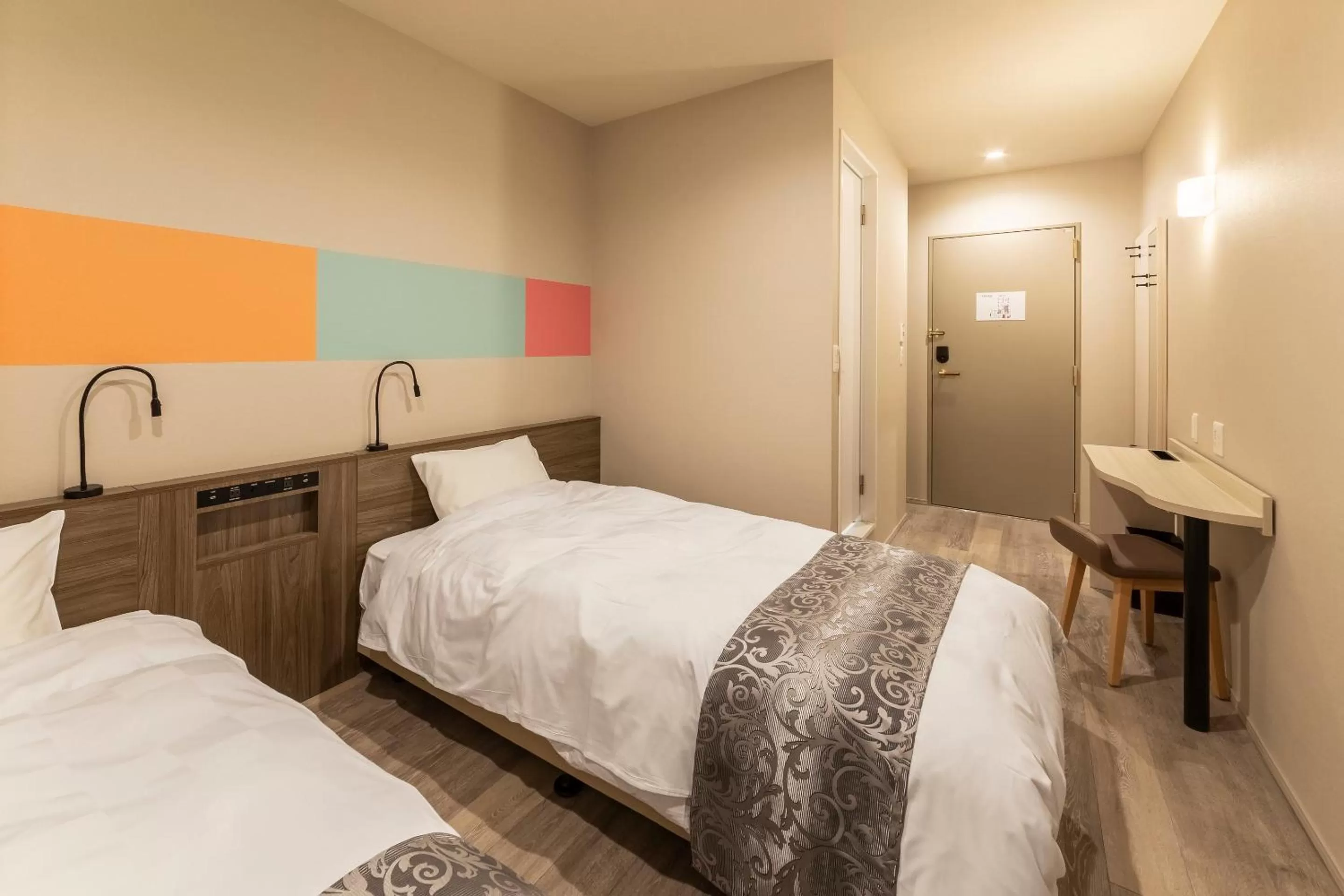 Photo of the whole room, Bed in SARASA HOTEL Dotonbori