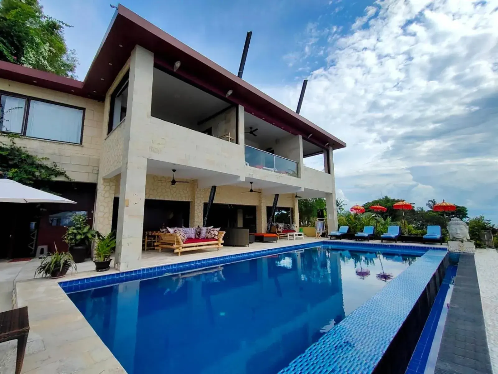 Property building, Swimming Pool in Villa Umbrella Lombok
