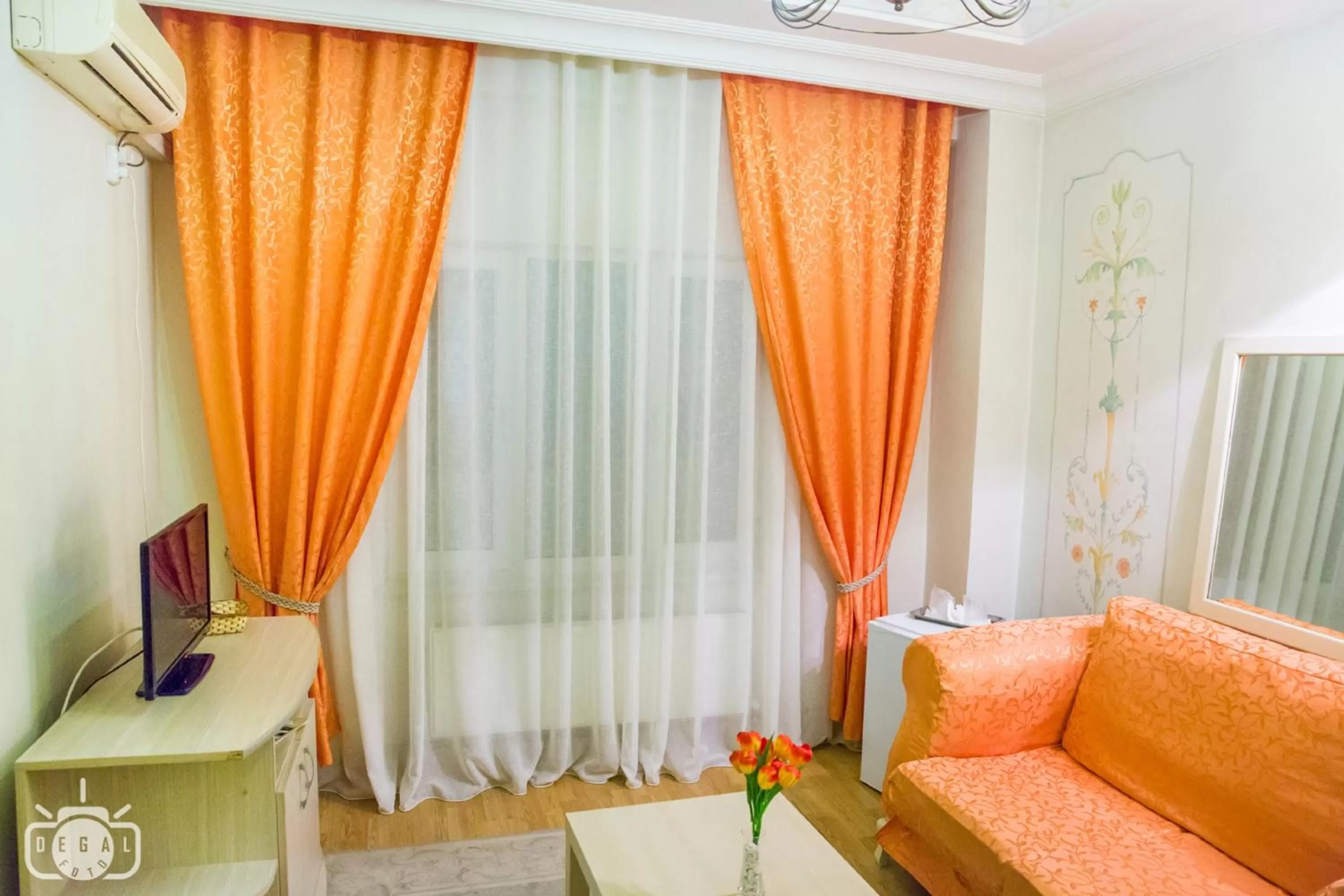 Seating area in Villa Tamara