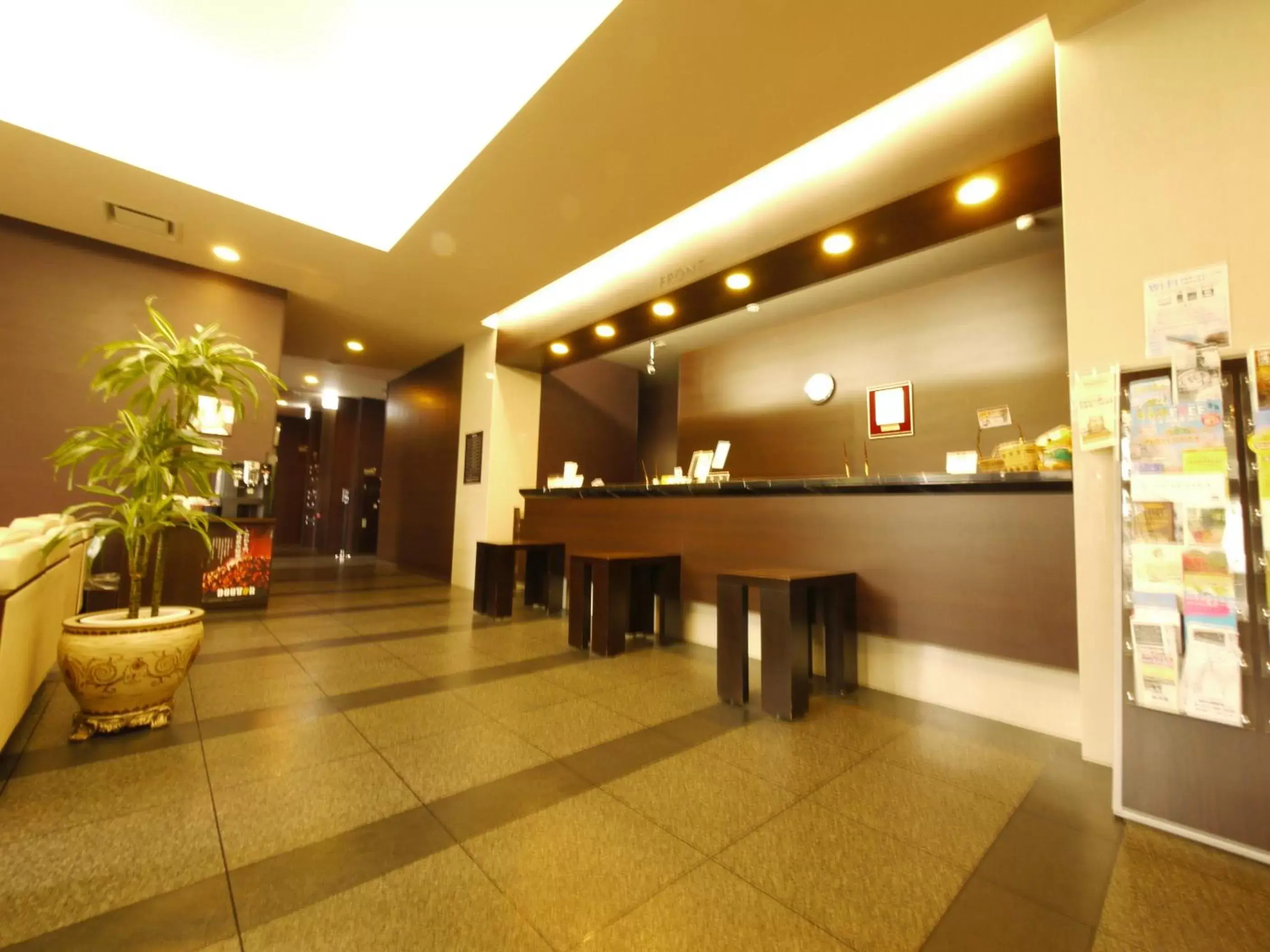 Lobby or reception, Lobby/Reception in Hotel Route-Inn Shibukawa