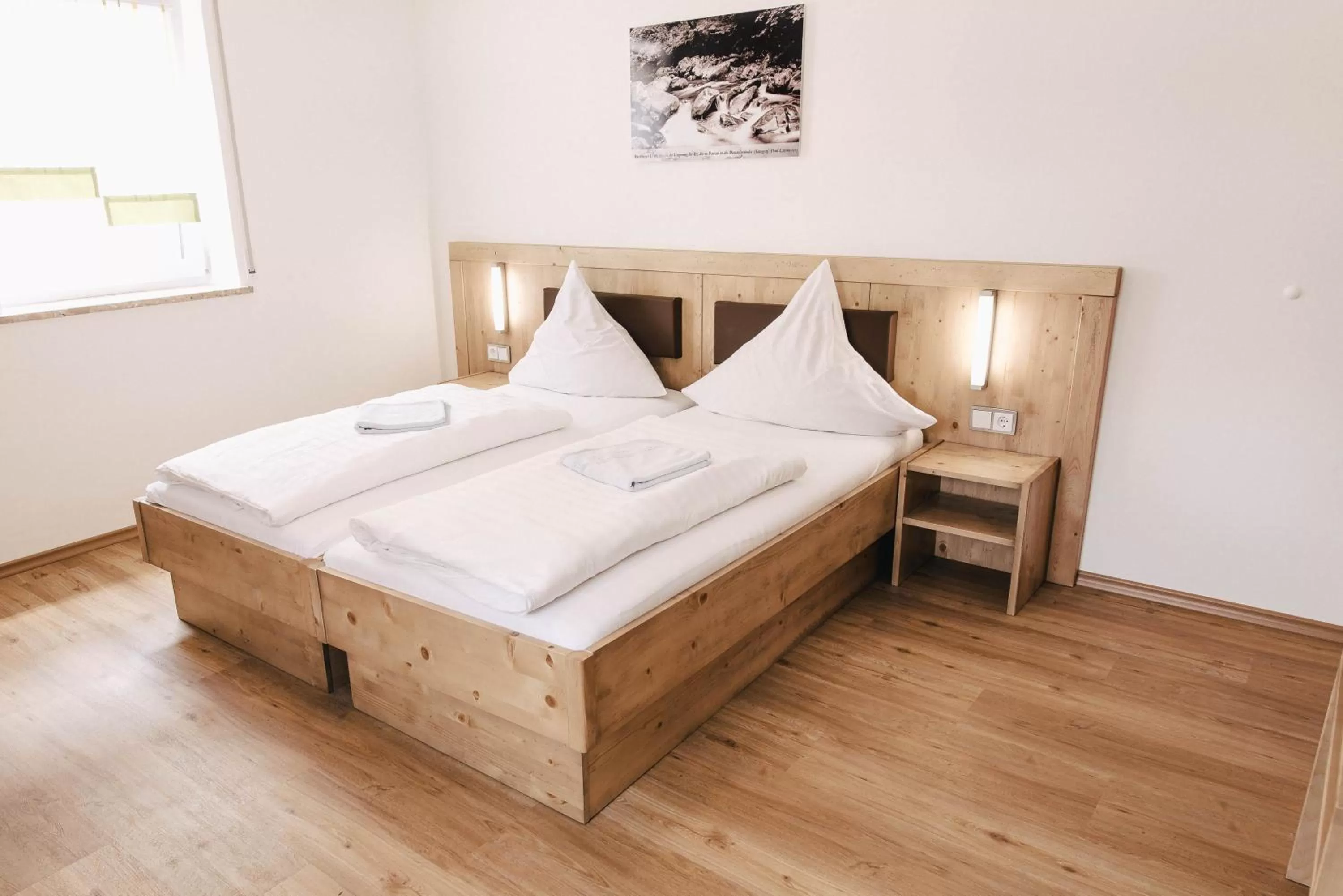 Bedroom, Bed in Gasthof Metzgerei Linsmeier