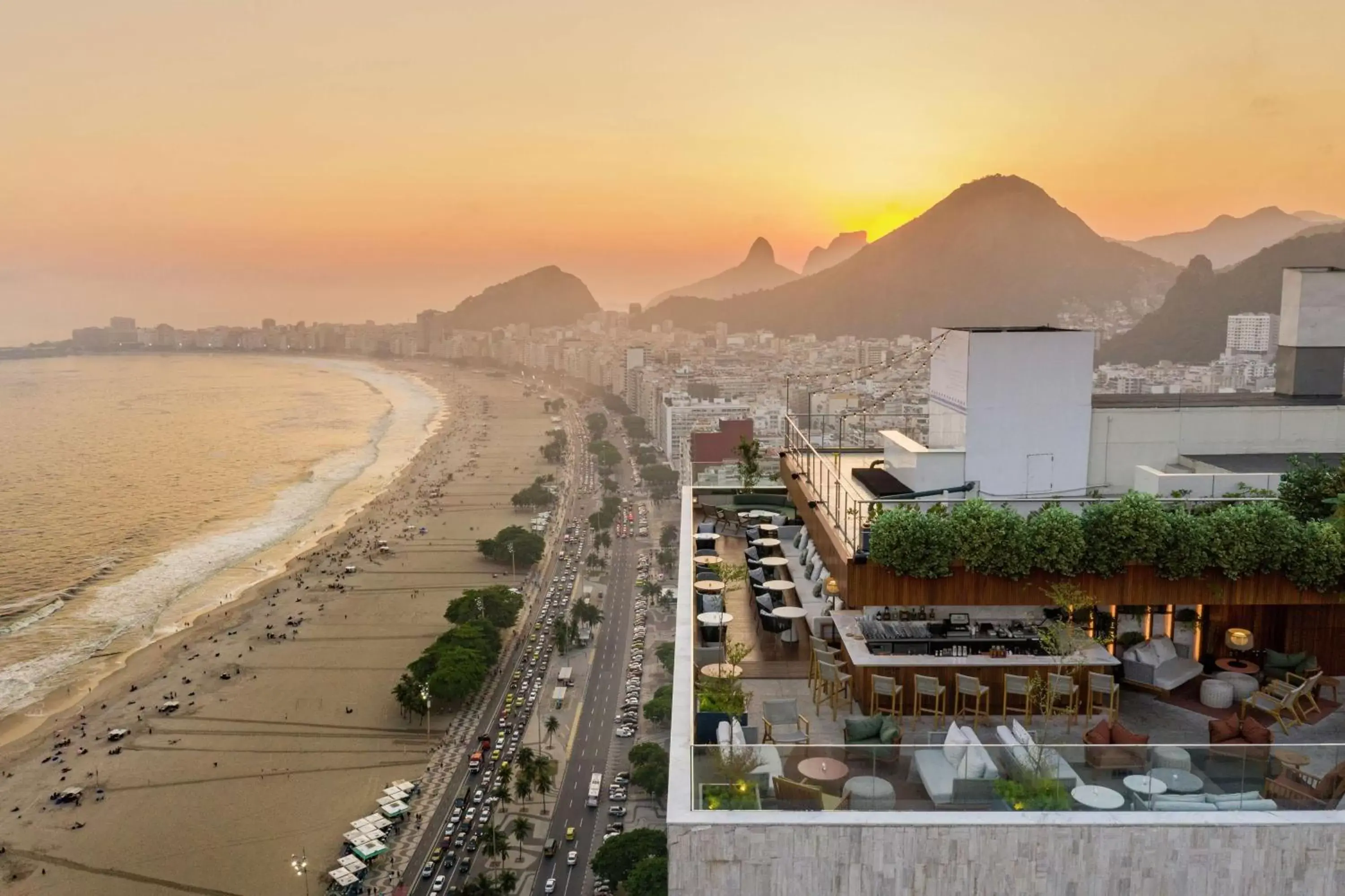 Patio in Hilton Copacabana Rio de Janeiro