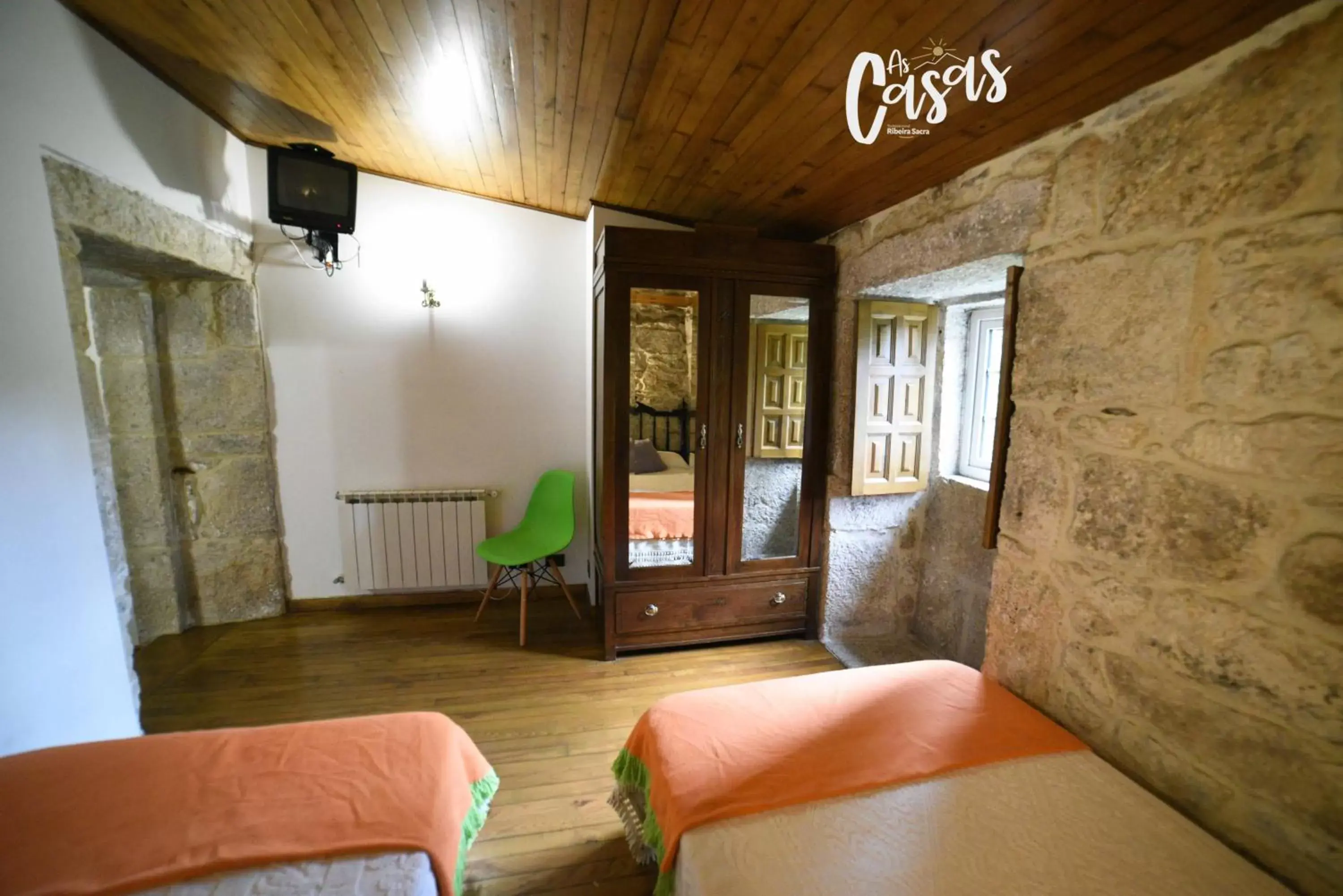 Bed in As Casas Ribeira Sacra