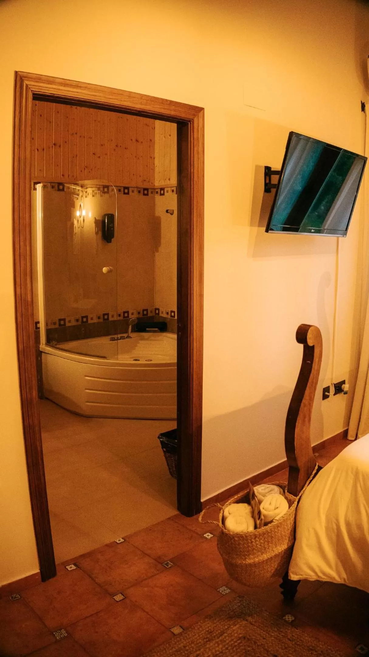 Bed in Hospedería Ballesteros