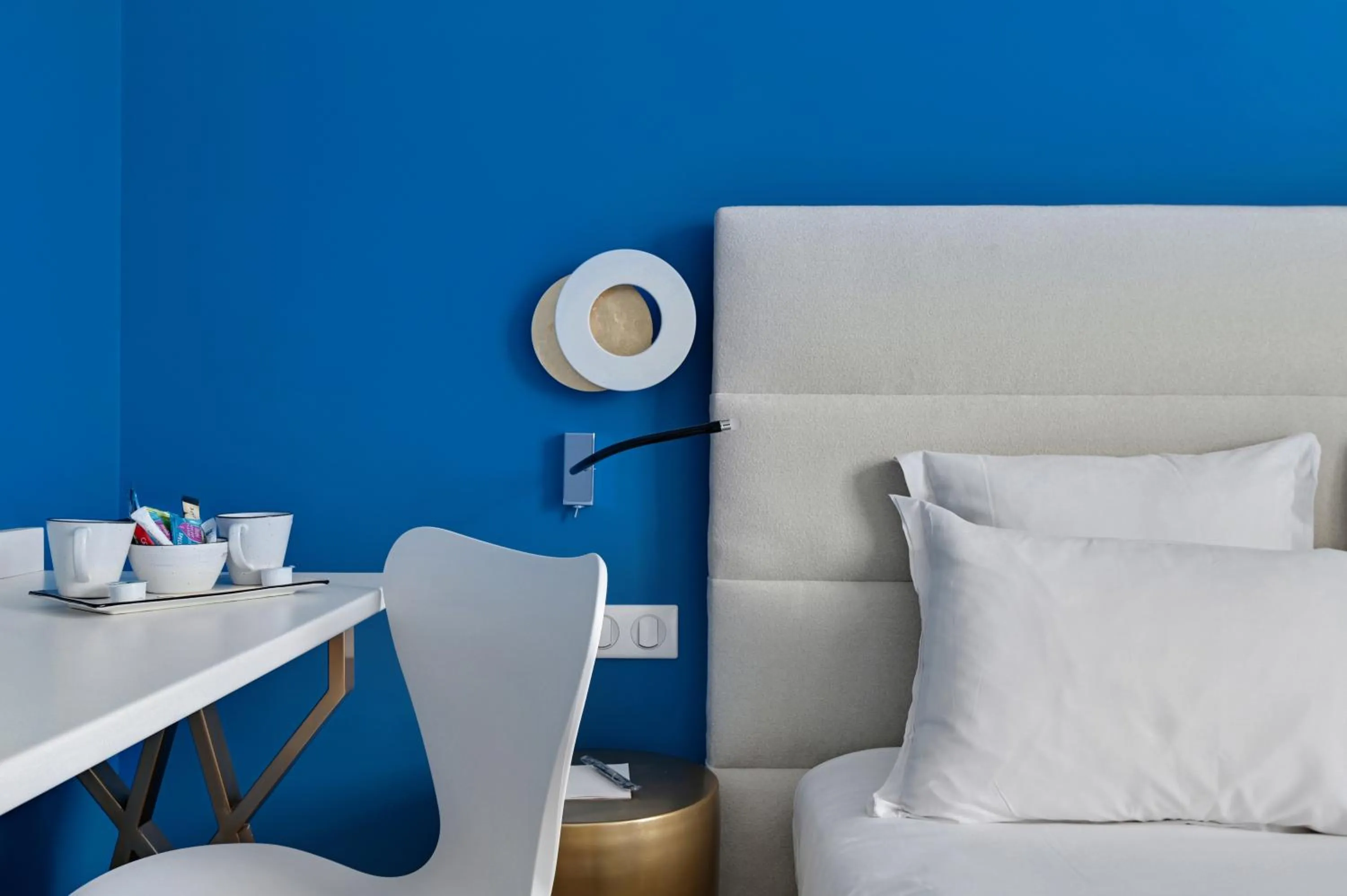 Seating area, Bed in Hotel Elysees Opera