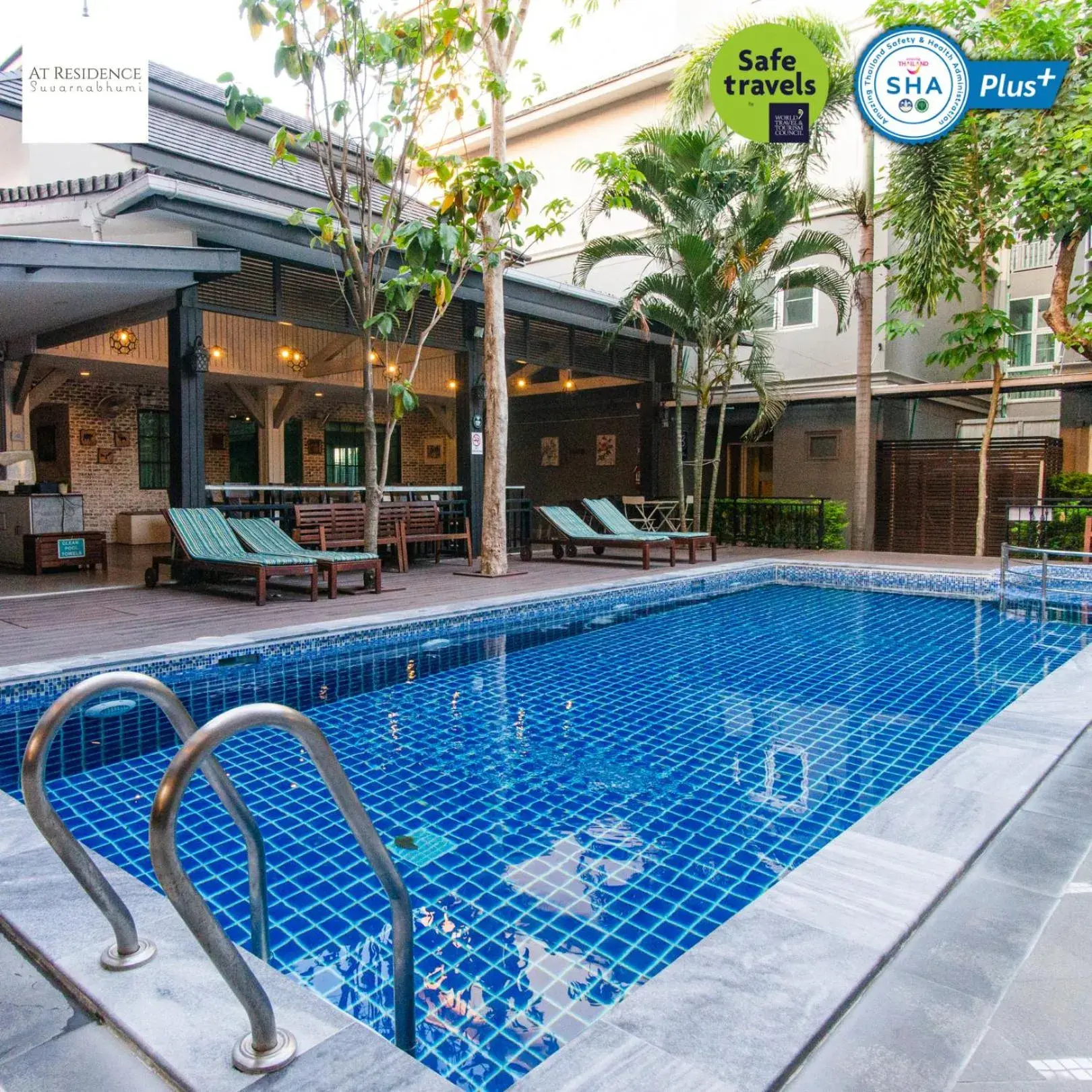 Swimming Pool in At Residence Suvarnabhumi Hotel - SHA Extra Plus