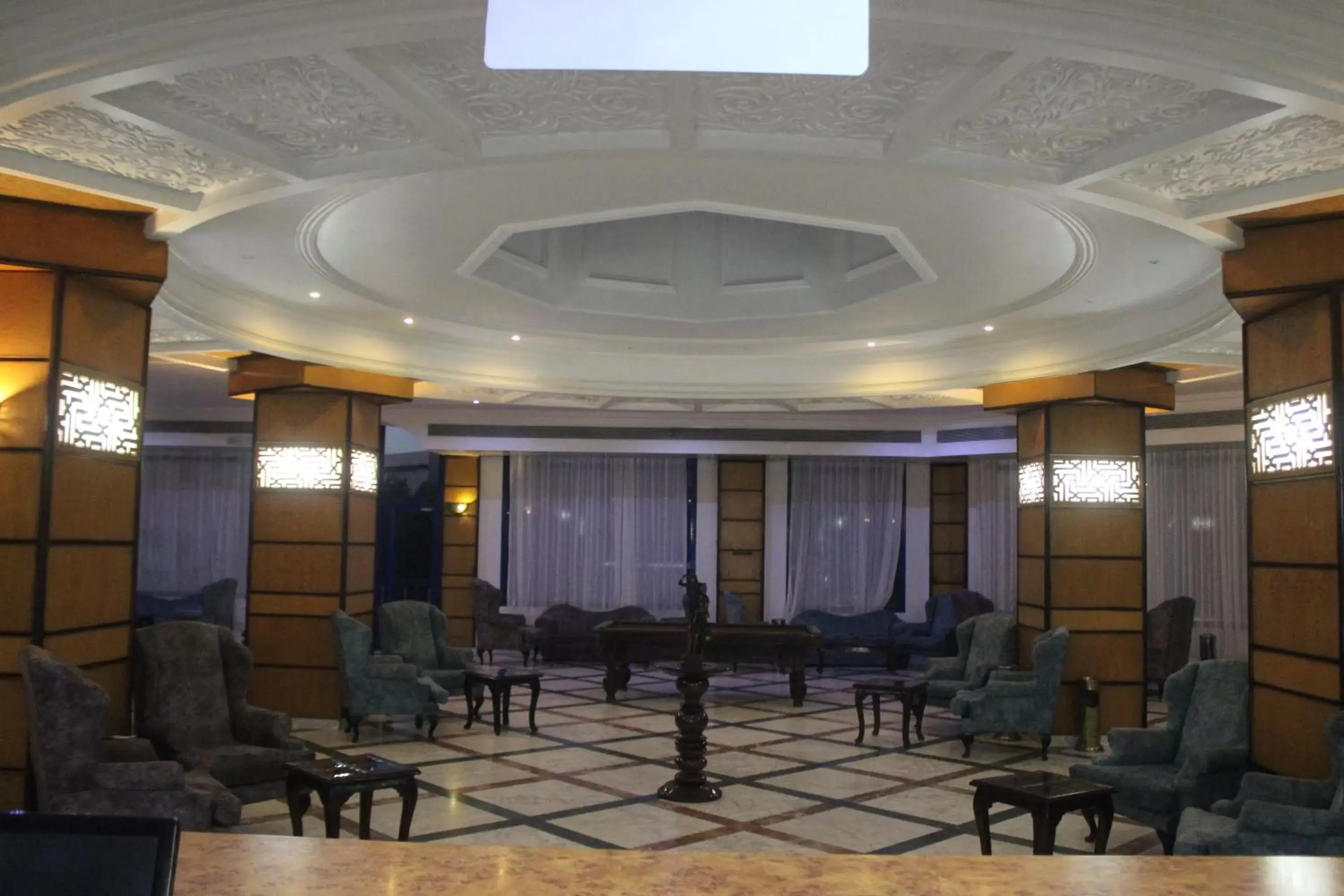 Seating area in El Khan Sharm Hotel