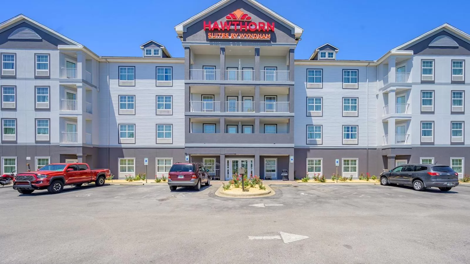 Property building in Hawthorn Extended Stay by Wyndham Panama City Beach