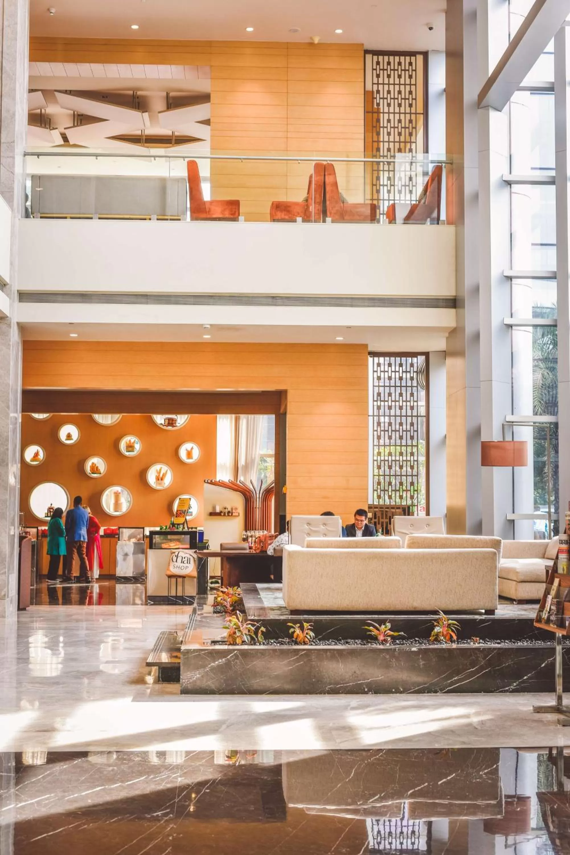 Lobby or reception in Hyatt Regency Ahmedabad