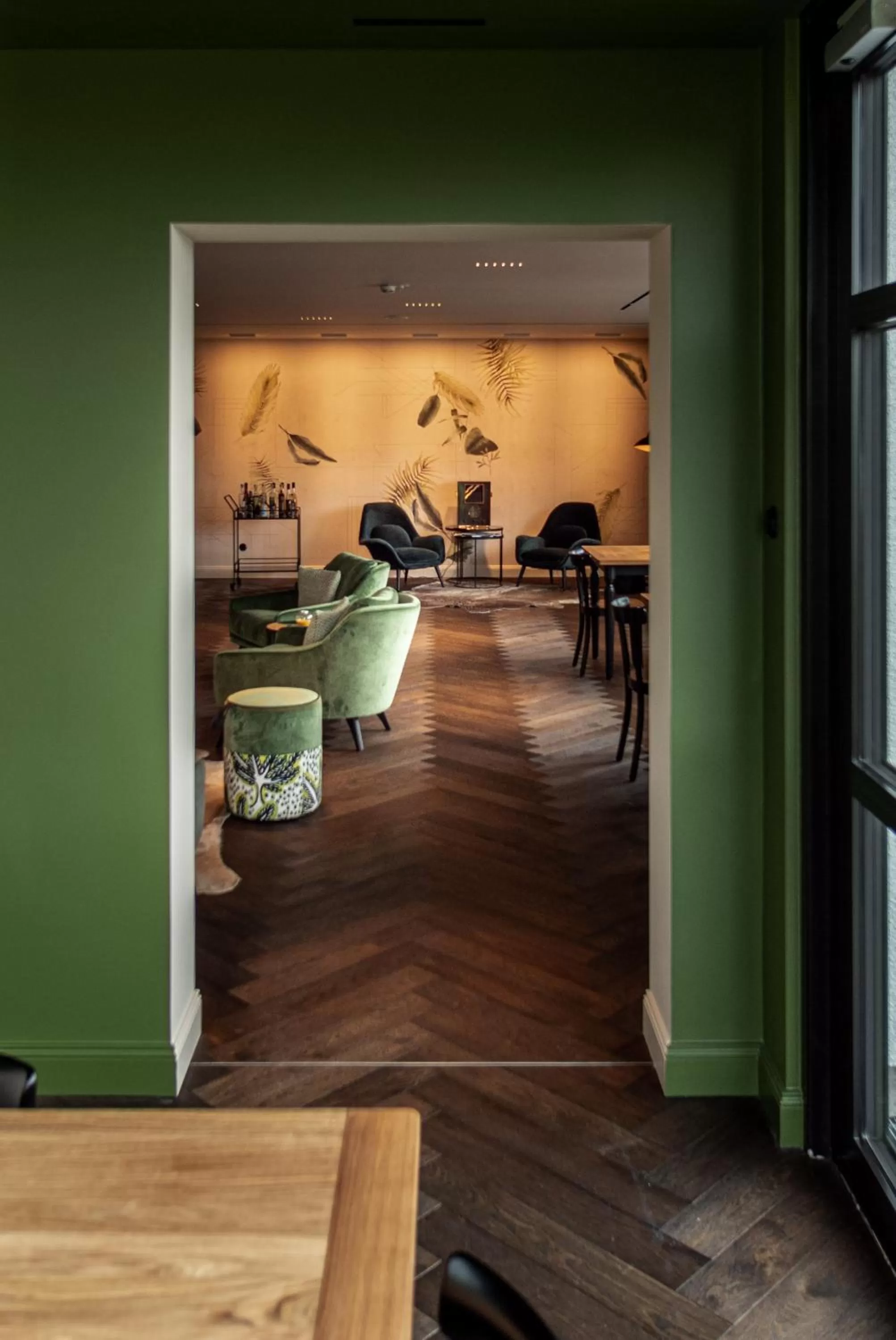 Seating area in Alpenloge Design Hotel